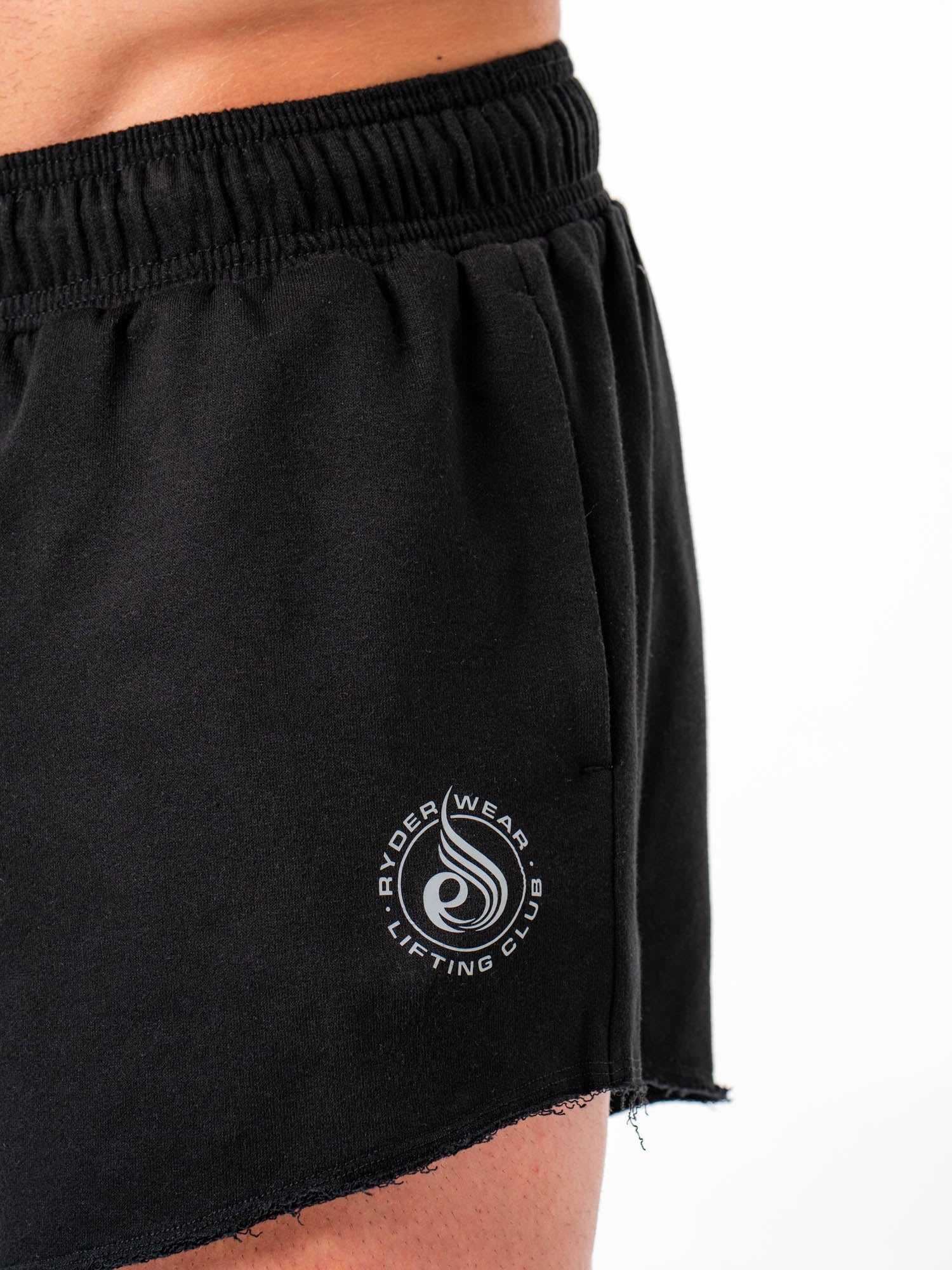 3" Fleece Shorts - Black - Image 4