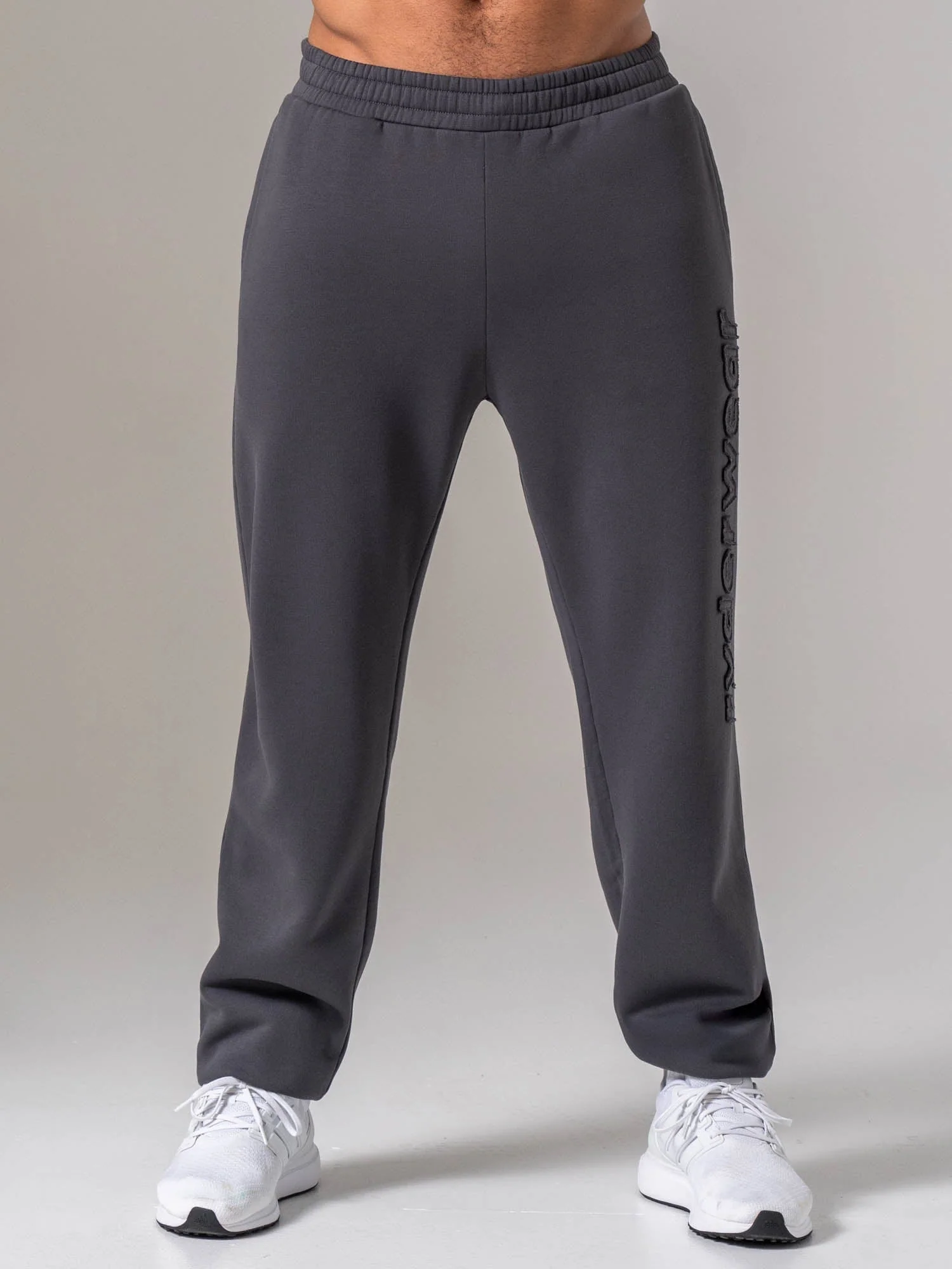 Applique Trackpant - Charcoal - Image 2