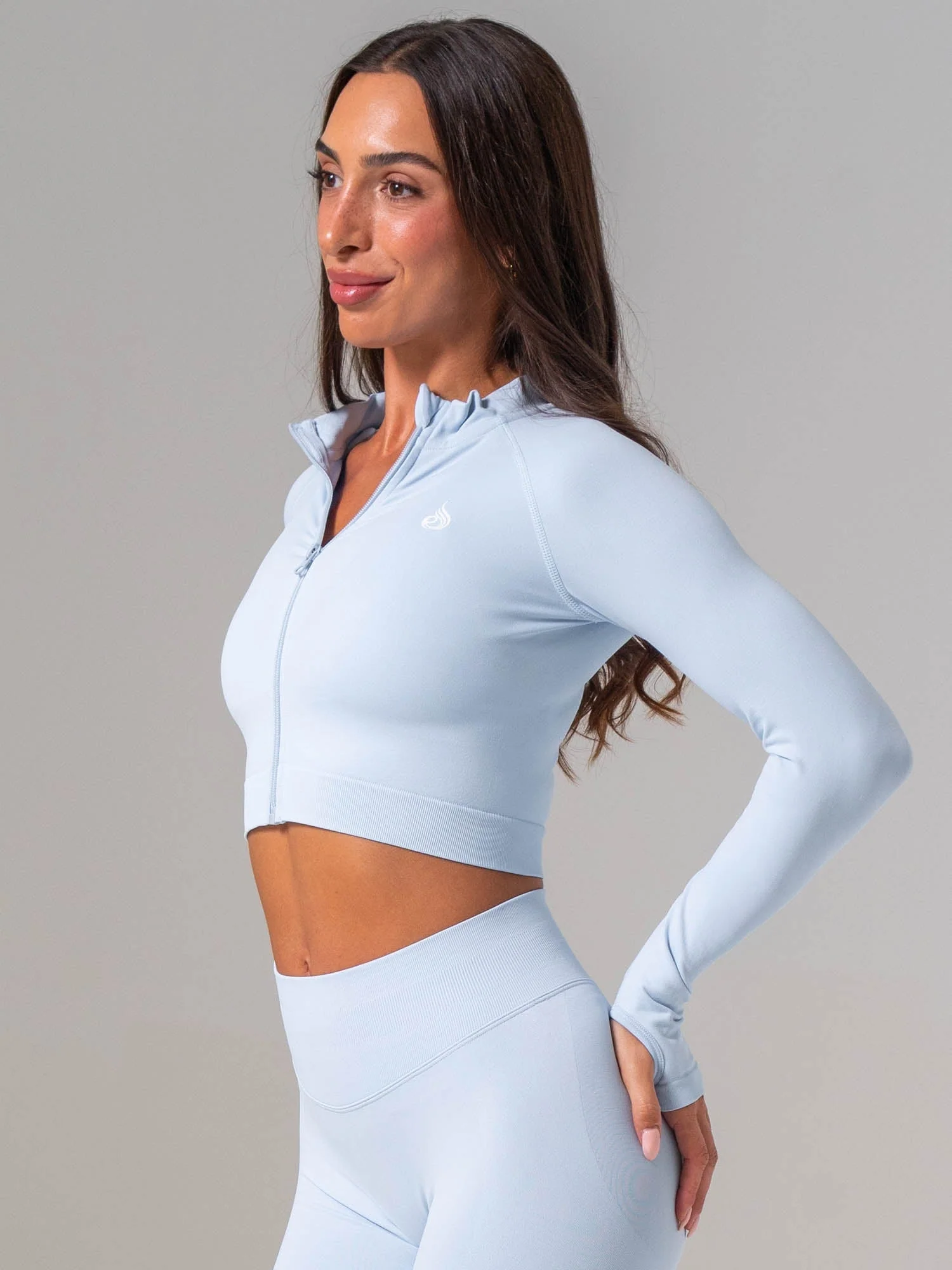 Boost Seamless Jacket - Sky Blue - Image 3