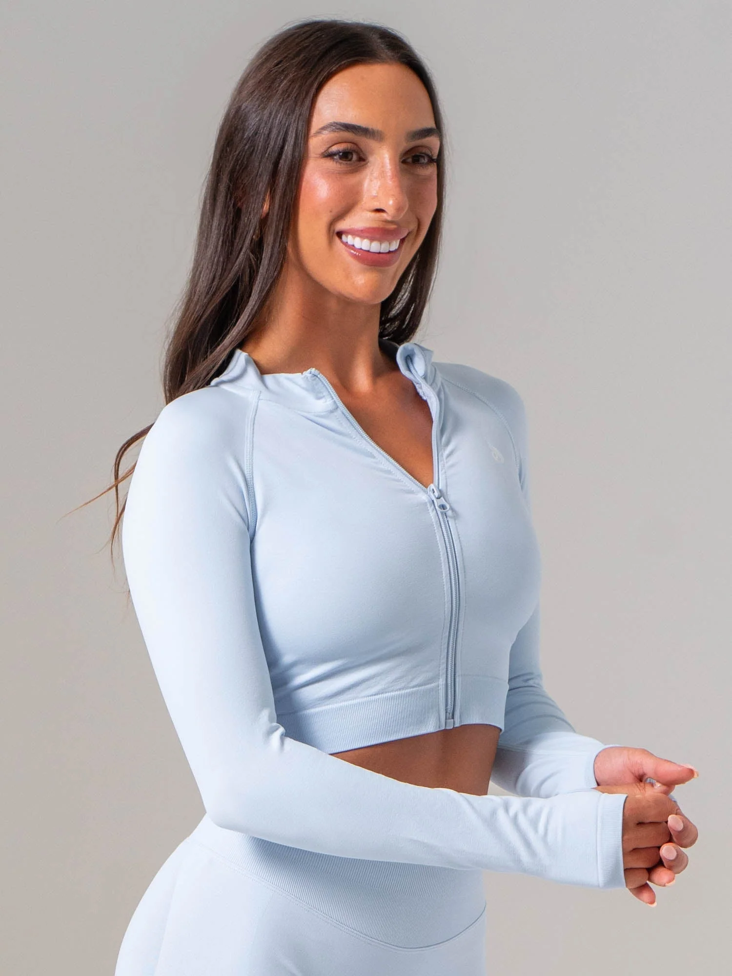 Boost Seamless Jacket - Sky Blue - Image 5
