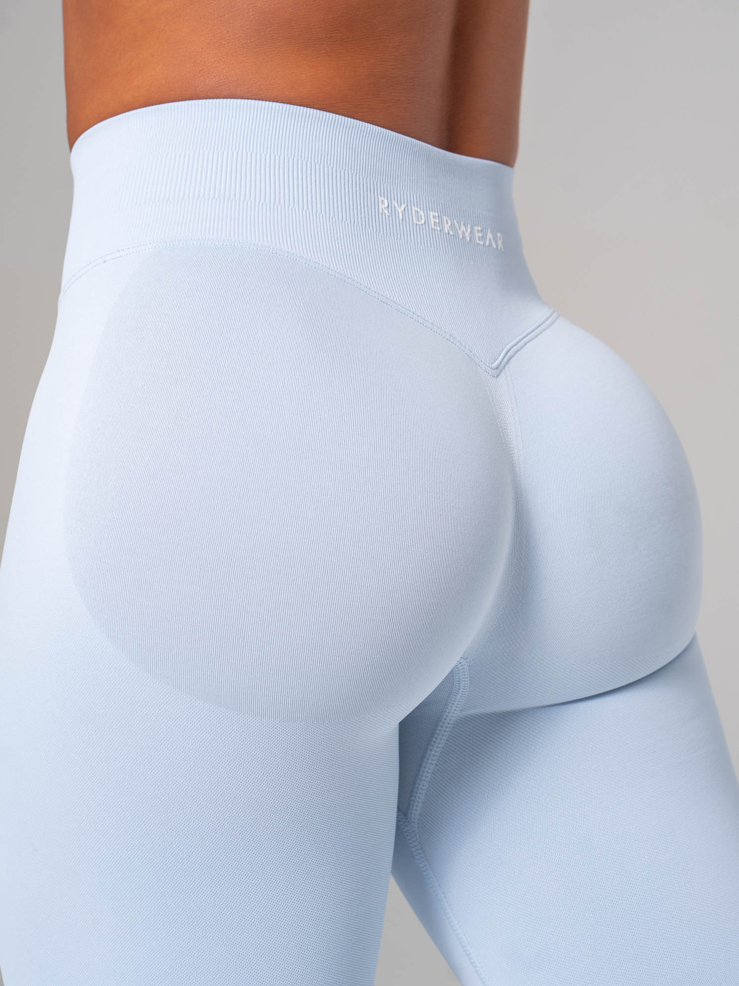 Boost Seamless Leggings - Sky Blue - Image 3