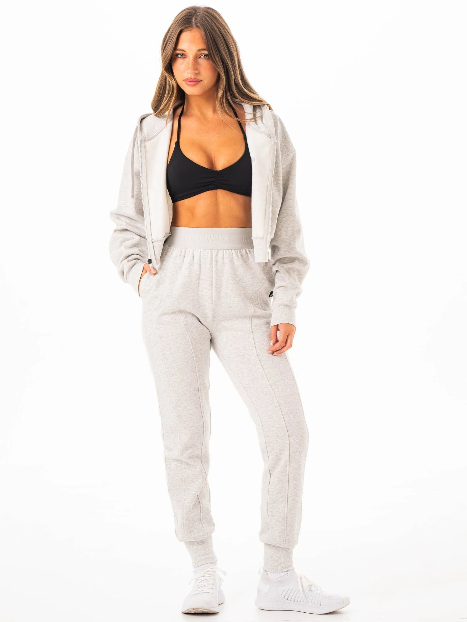 Contour Track Pants - Snow Marle - Image 3