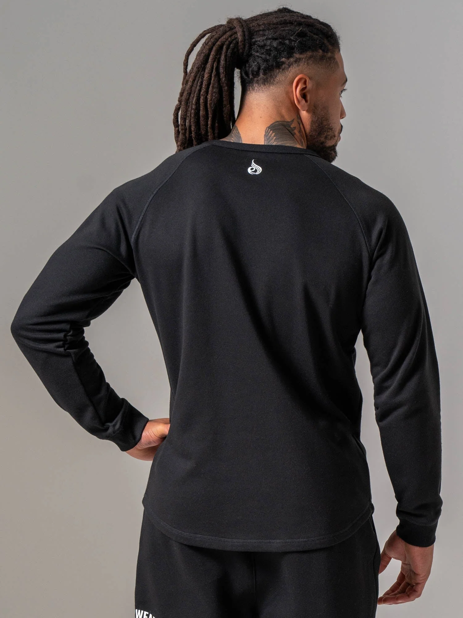 Crew Neck - Black - Image 3