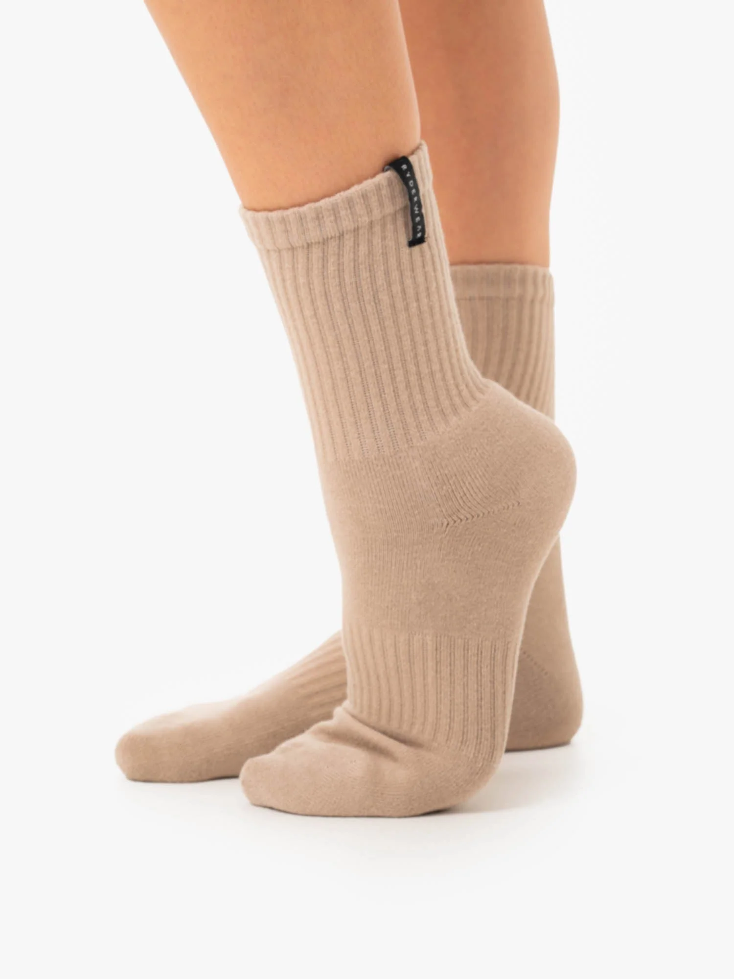 Crew Socks - Almond