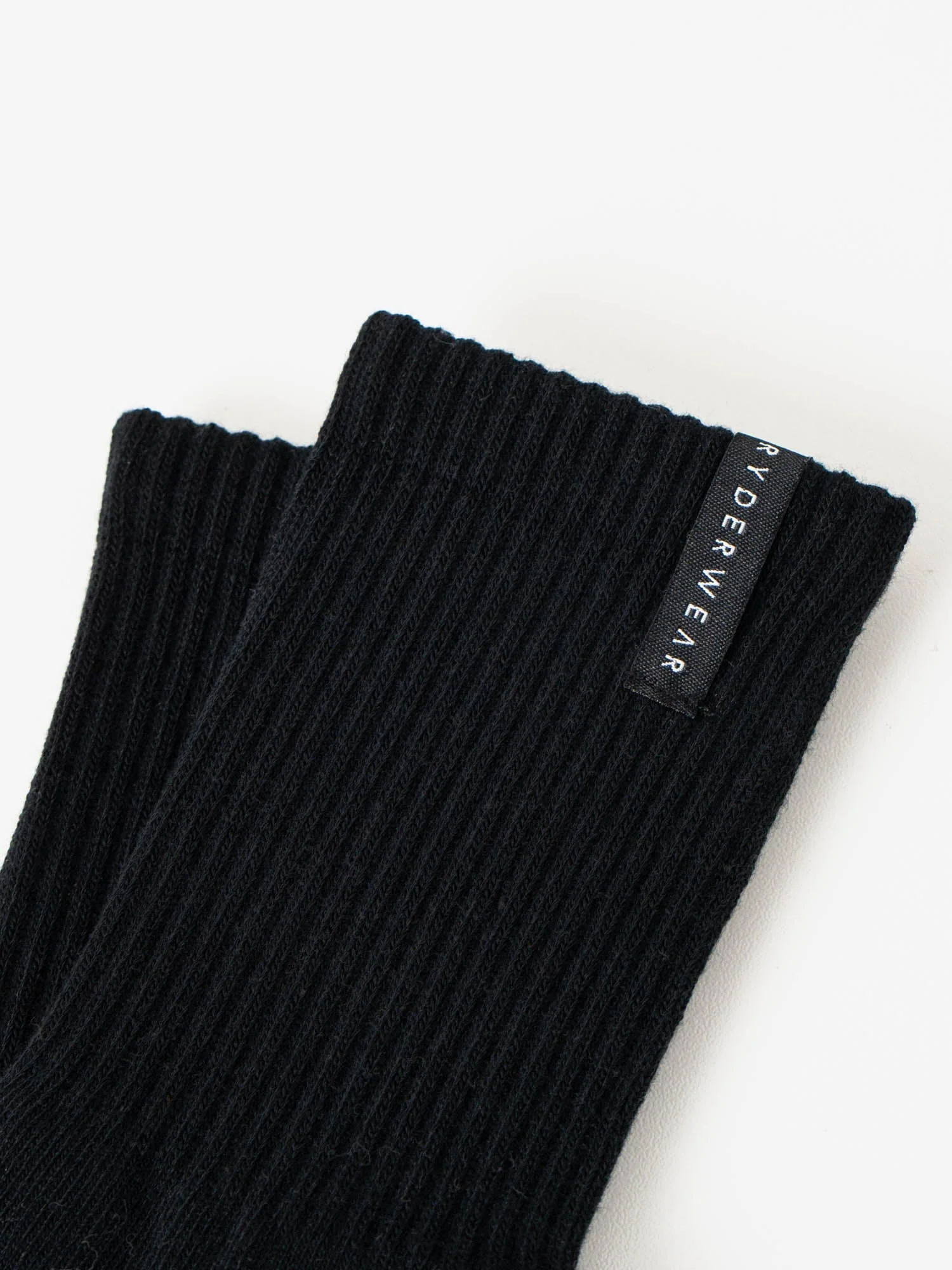 Crew Socks - Black - Image 3
