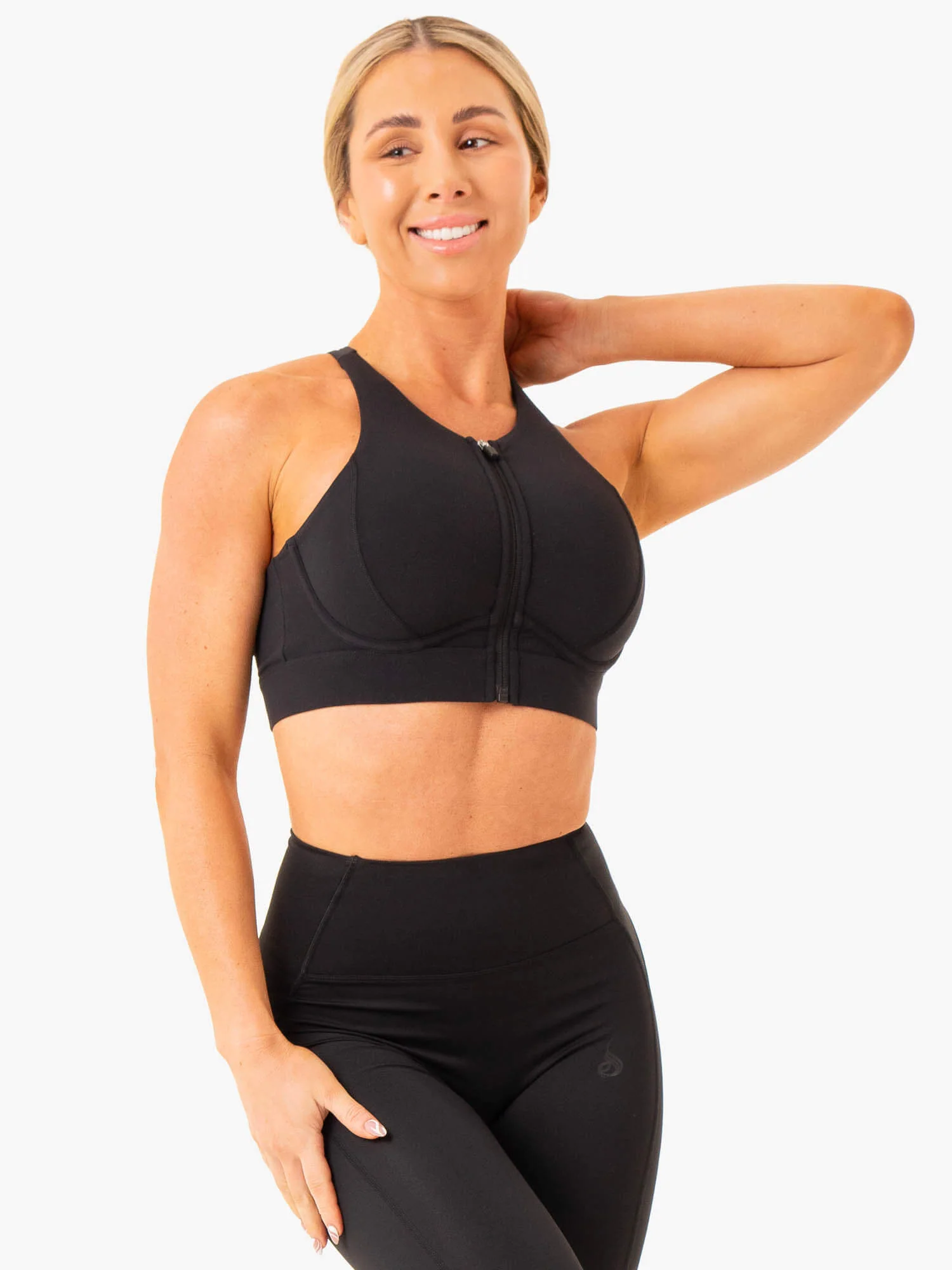 Critical High Impact Sports Bra - Black - Image 6