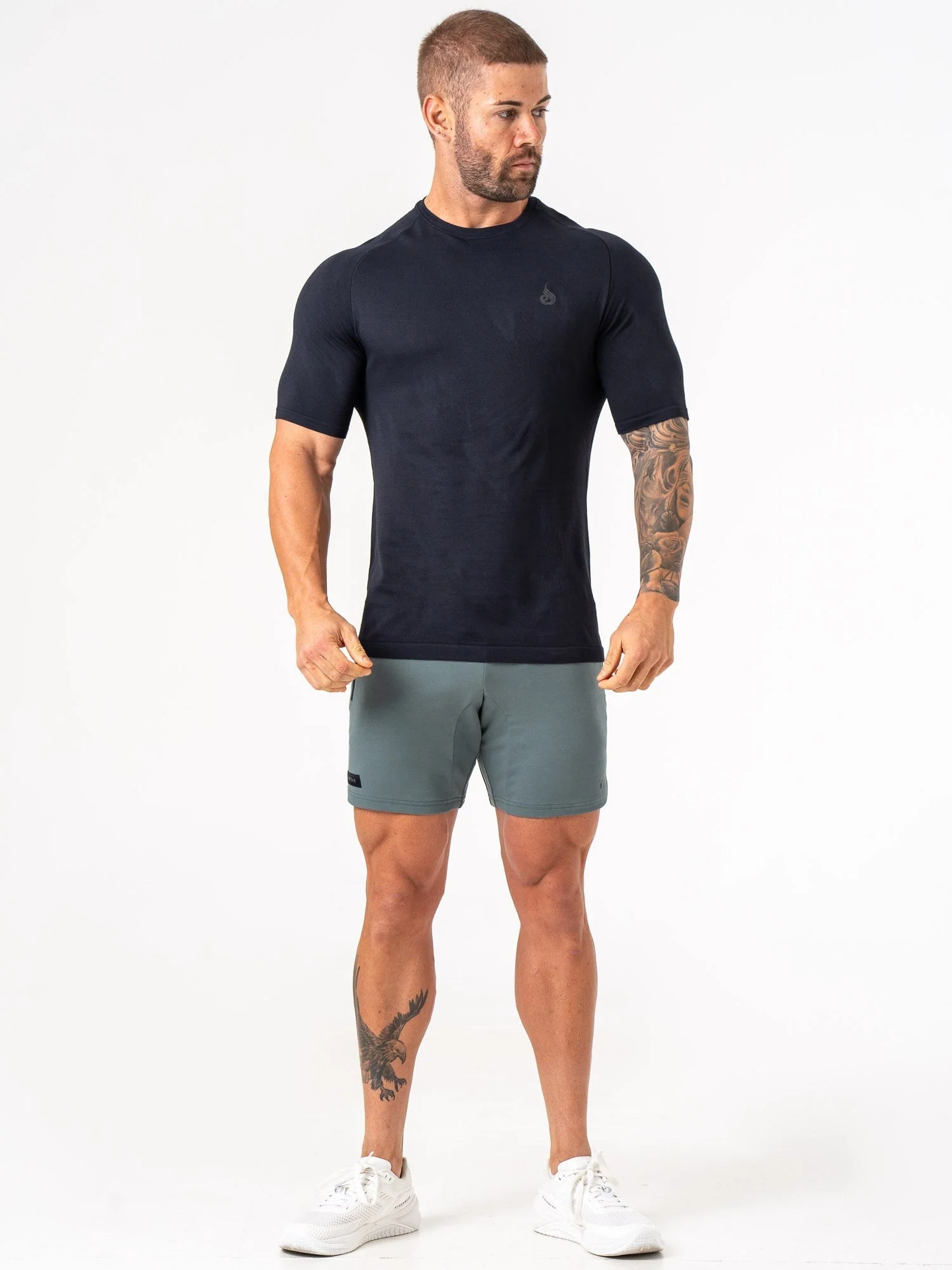 Endurance Track Shorts - Fern Green - Image 6