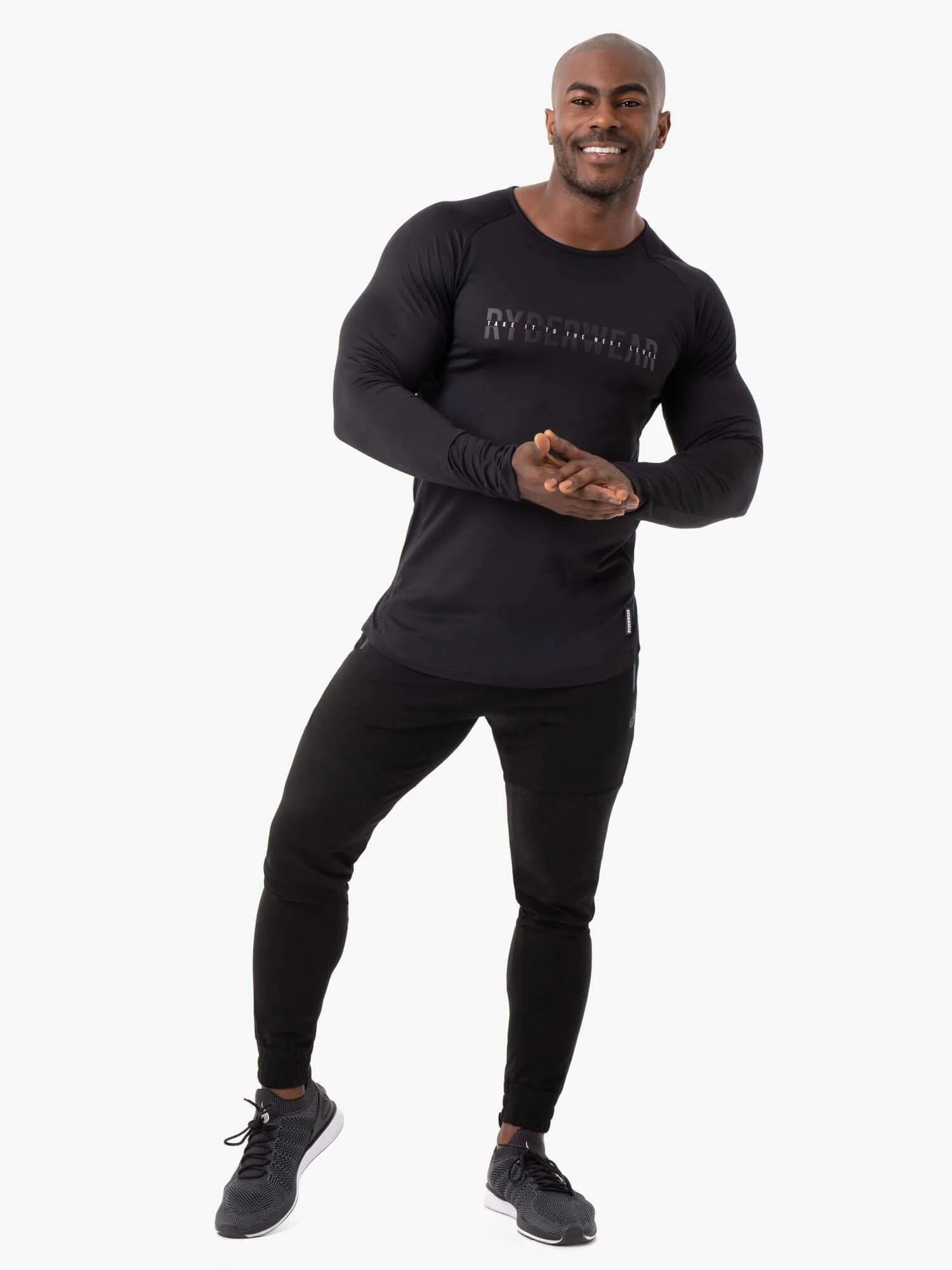 Energy Long Sleeve Top - Black - Image 5