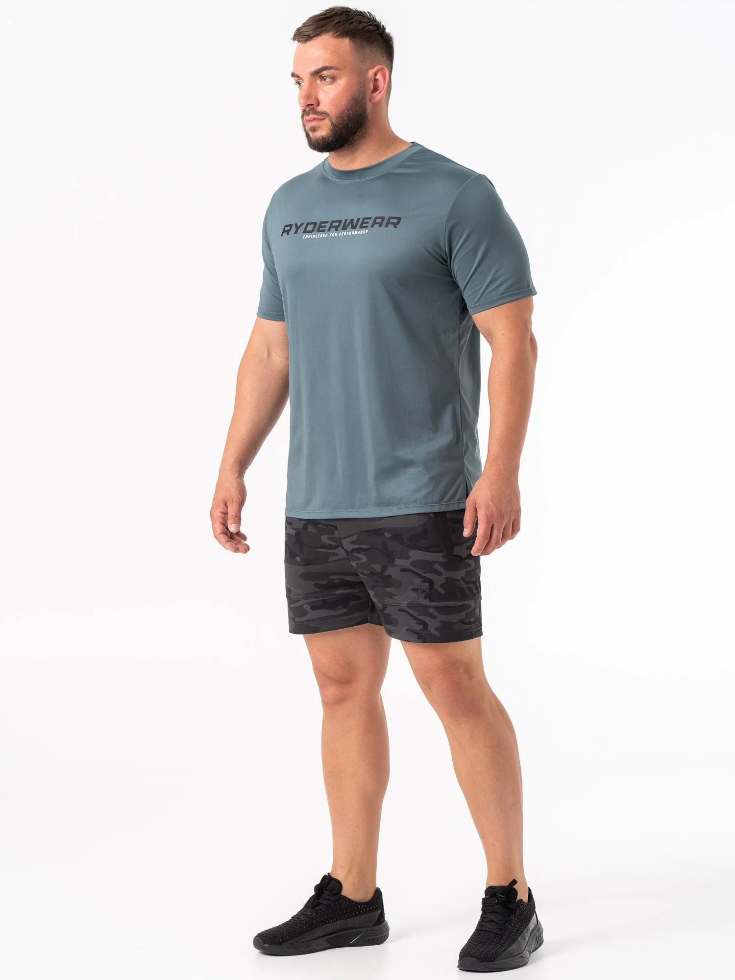 Energy Mesh Shorts - Black Camo - Image 4