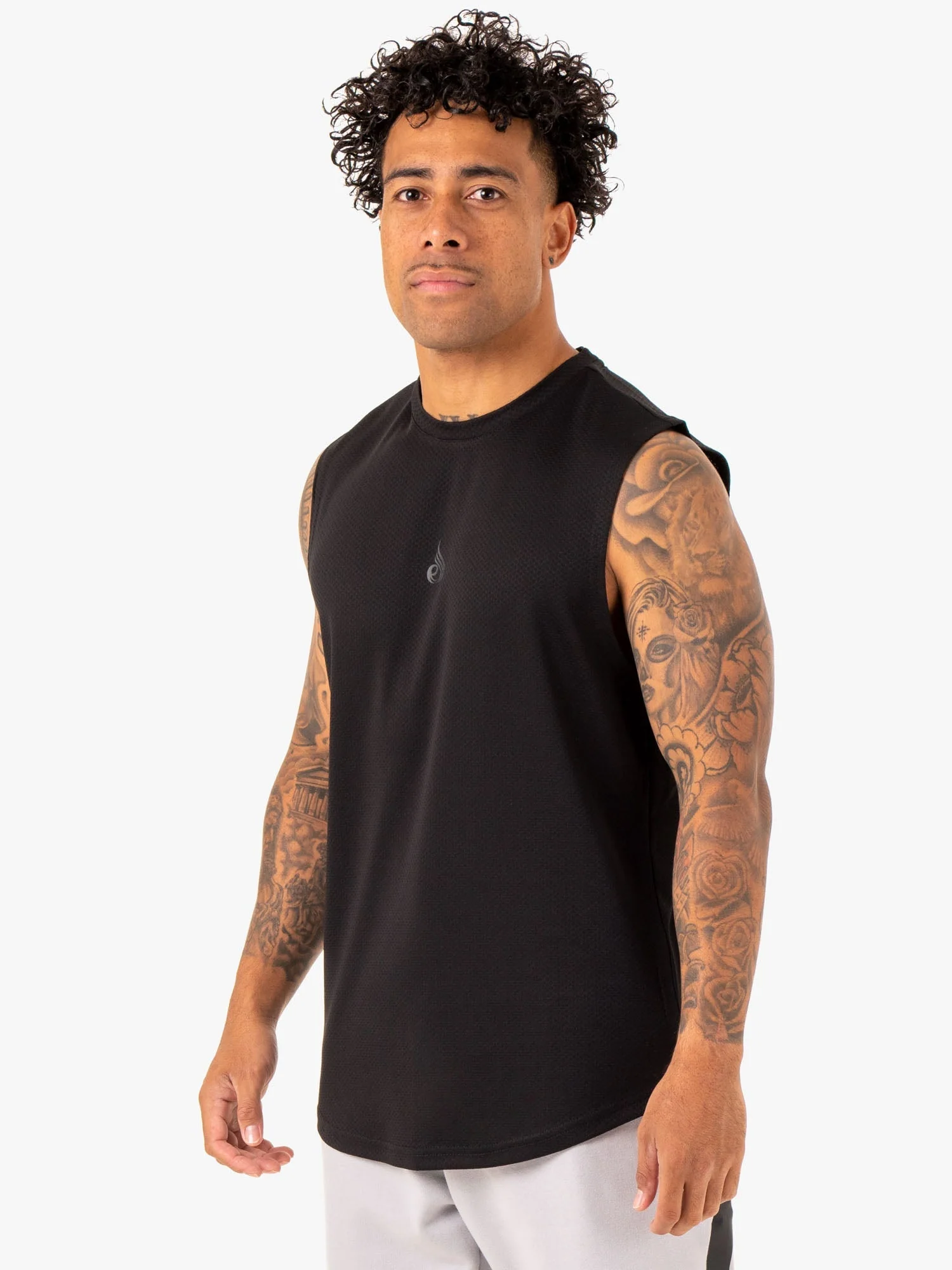 Enhance Muscle Tank - Black - Image 3