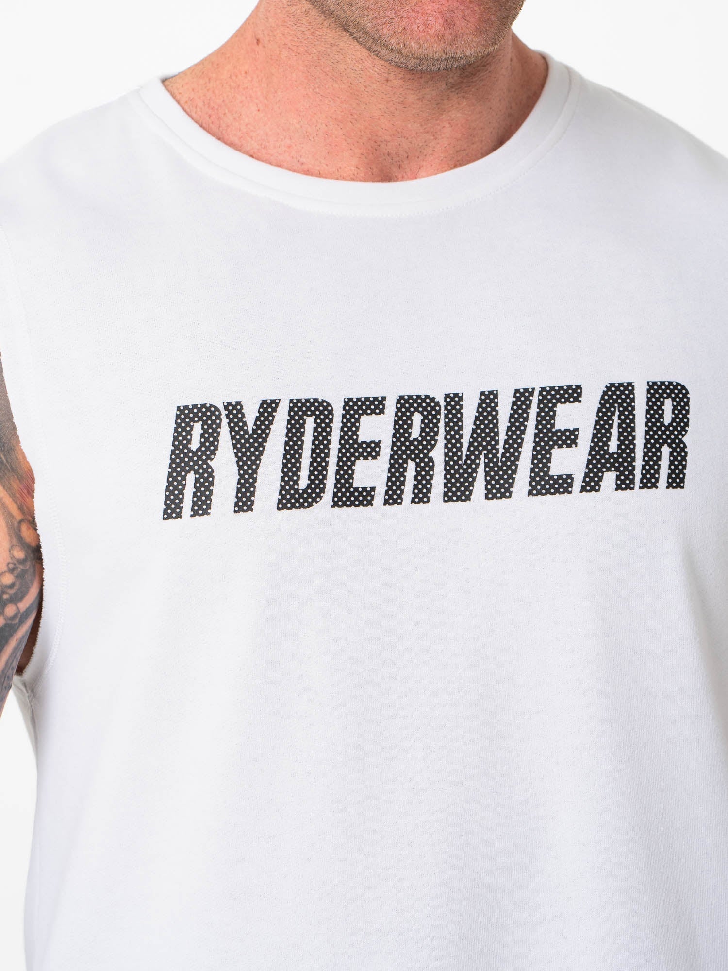 Flex Fleece Tank - White - Image 3
