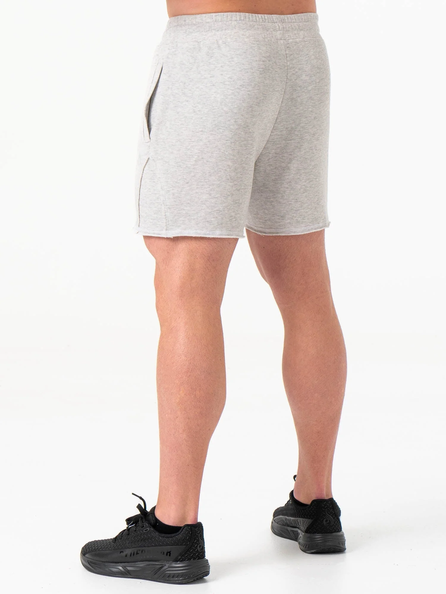 Force 5" Track Shorts - Chalk Grey Marl - Image 2