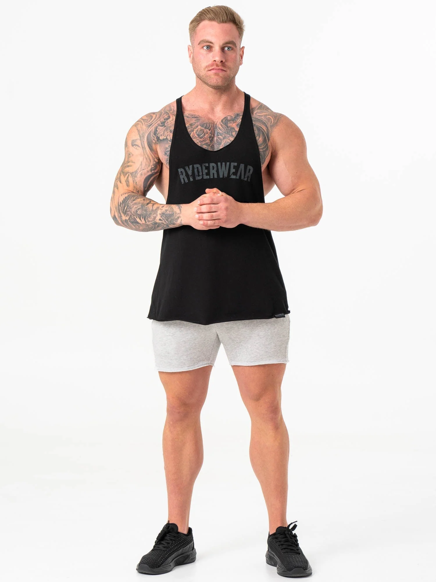 Force 5" Track Shorts - Chalk Grey Marl - Image 5