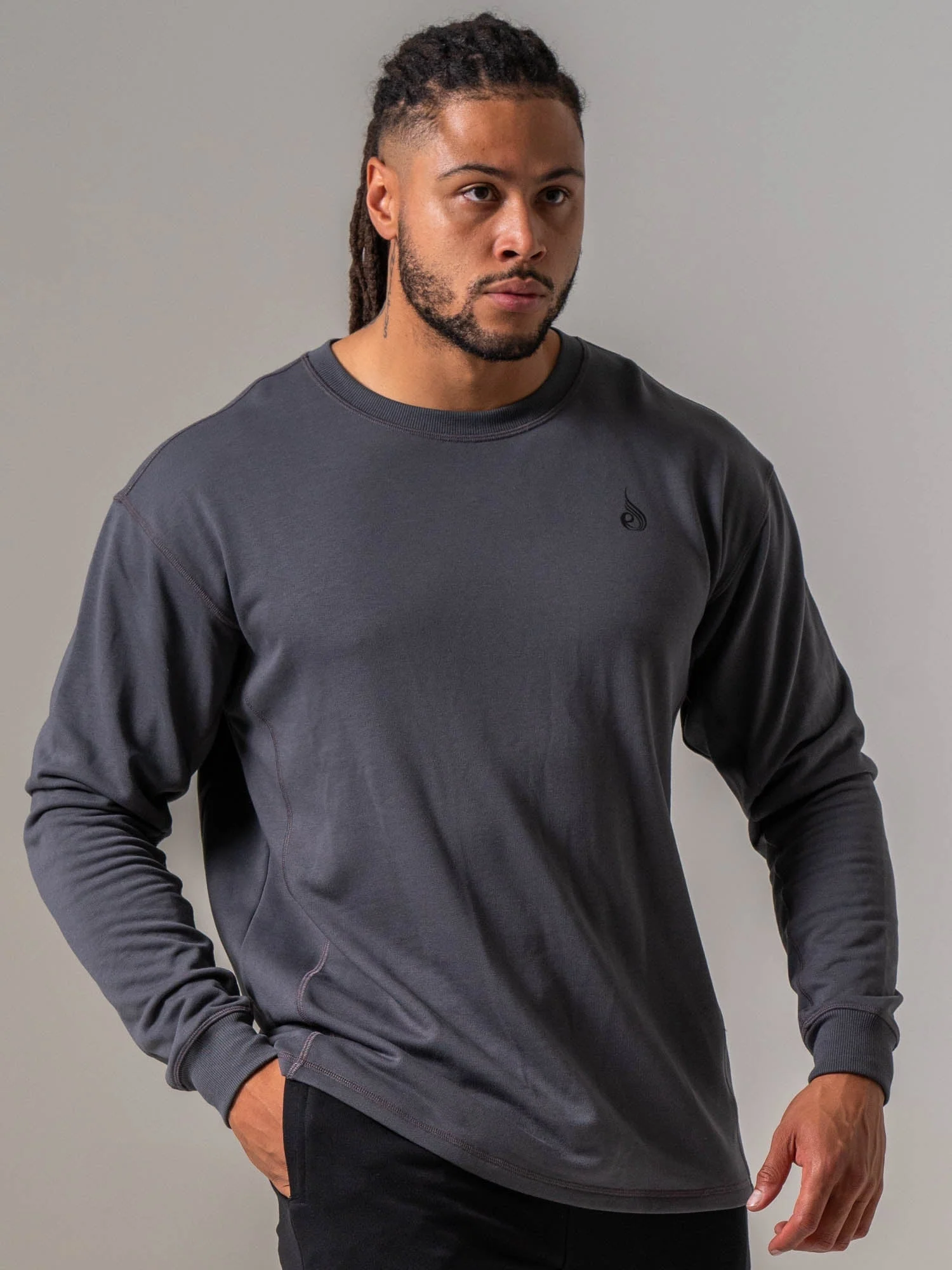 Force Crew Neck - Graphite - Image 3