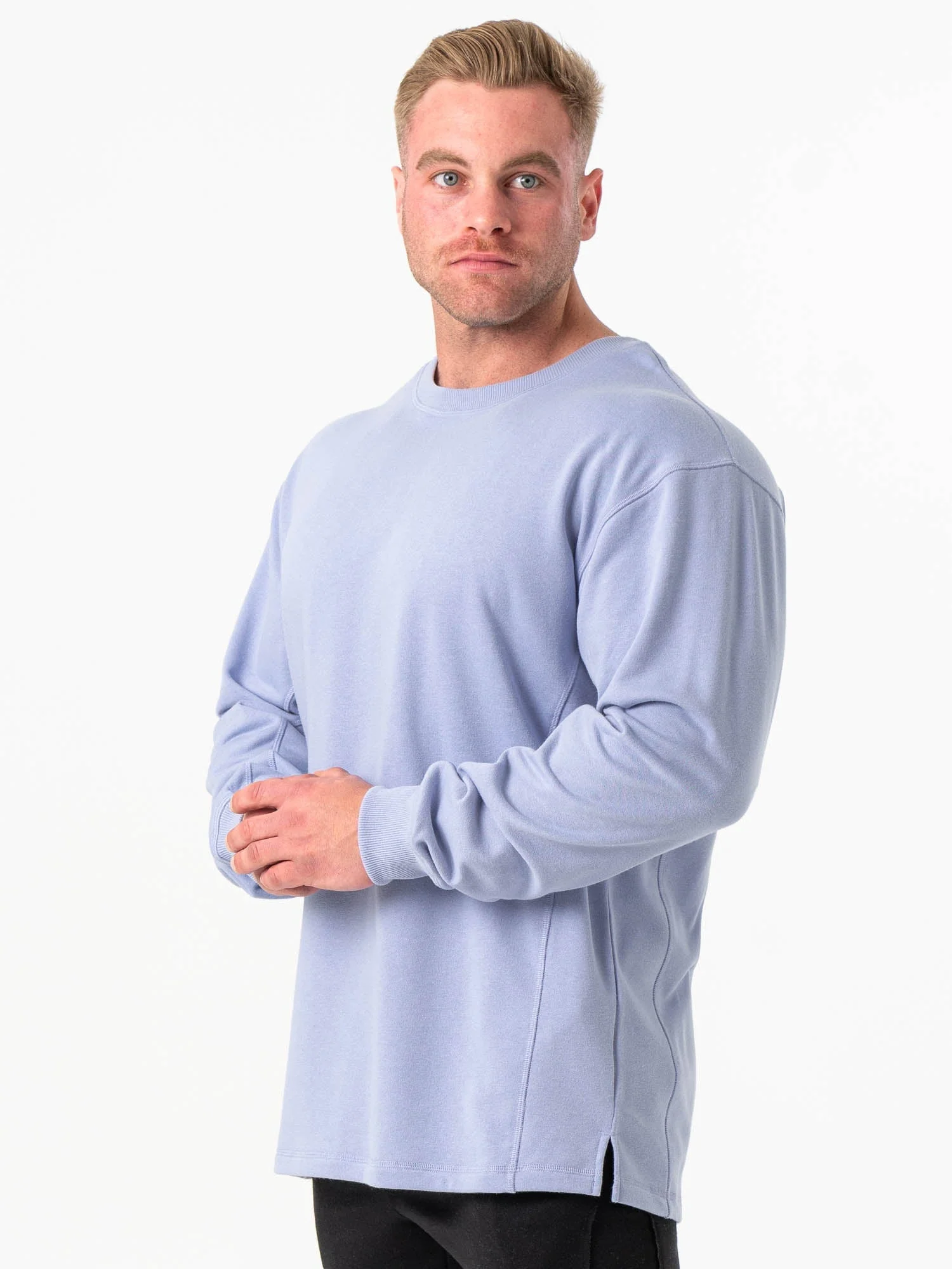 Force Crew Neck - Lilac Blue - Image 4