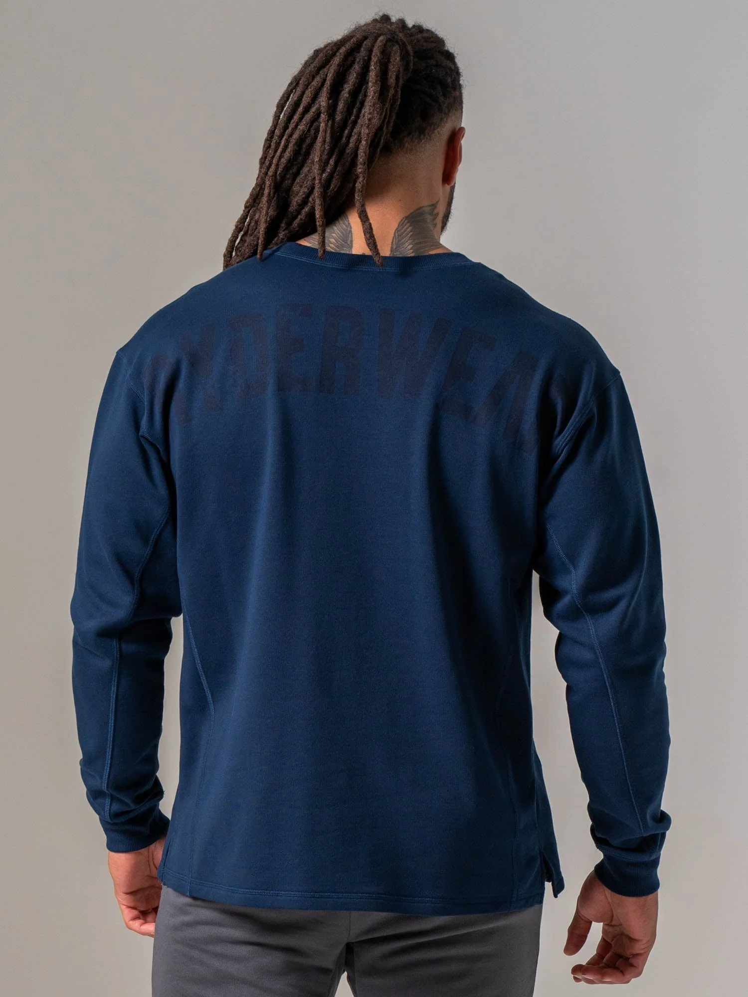 Force Crew Neck - Navy - Image 4