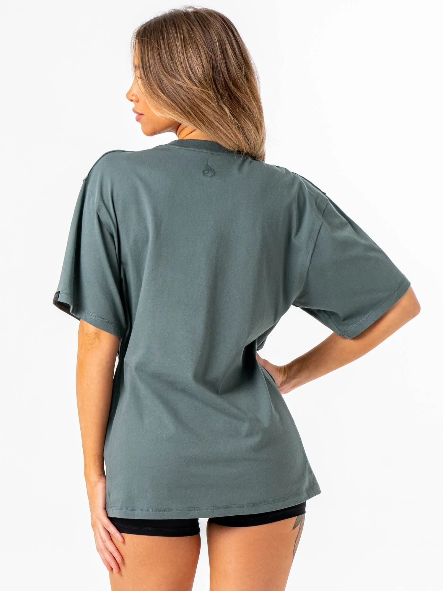Force Oversized T-Shirt - Fern Green - Image 3