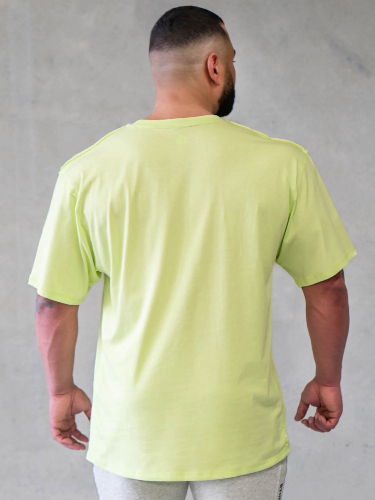 Force Oversized T-Shirt - Lime - Image 5