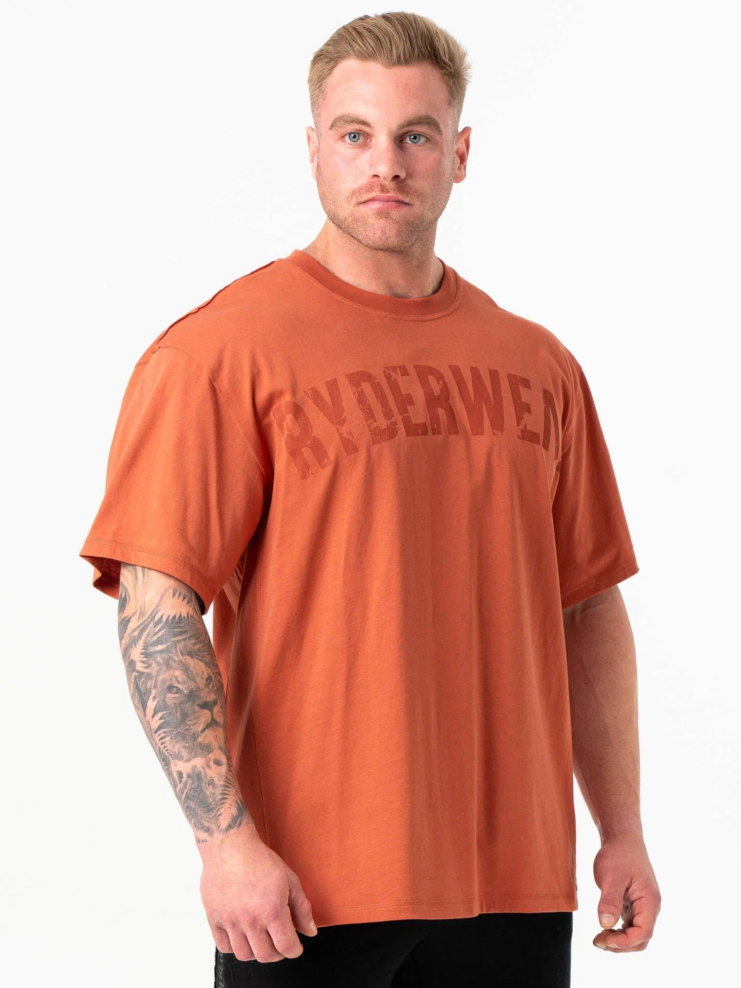 Force Oversized T-Shirt - Terracotta - Image 5