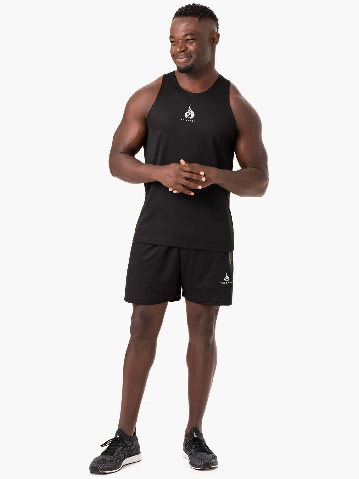 Heighten Mesh Regular Tank - Black - Image 5