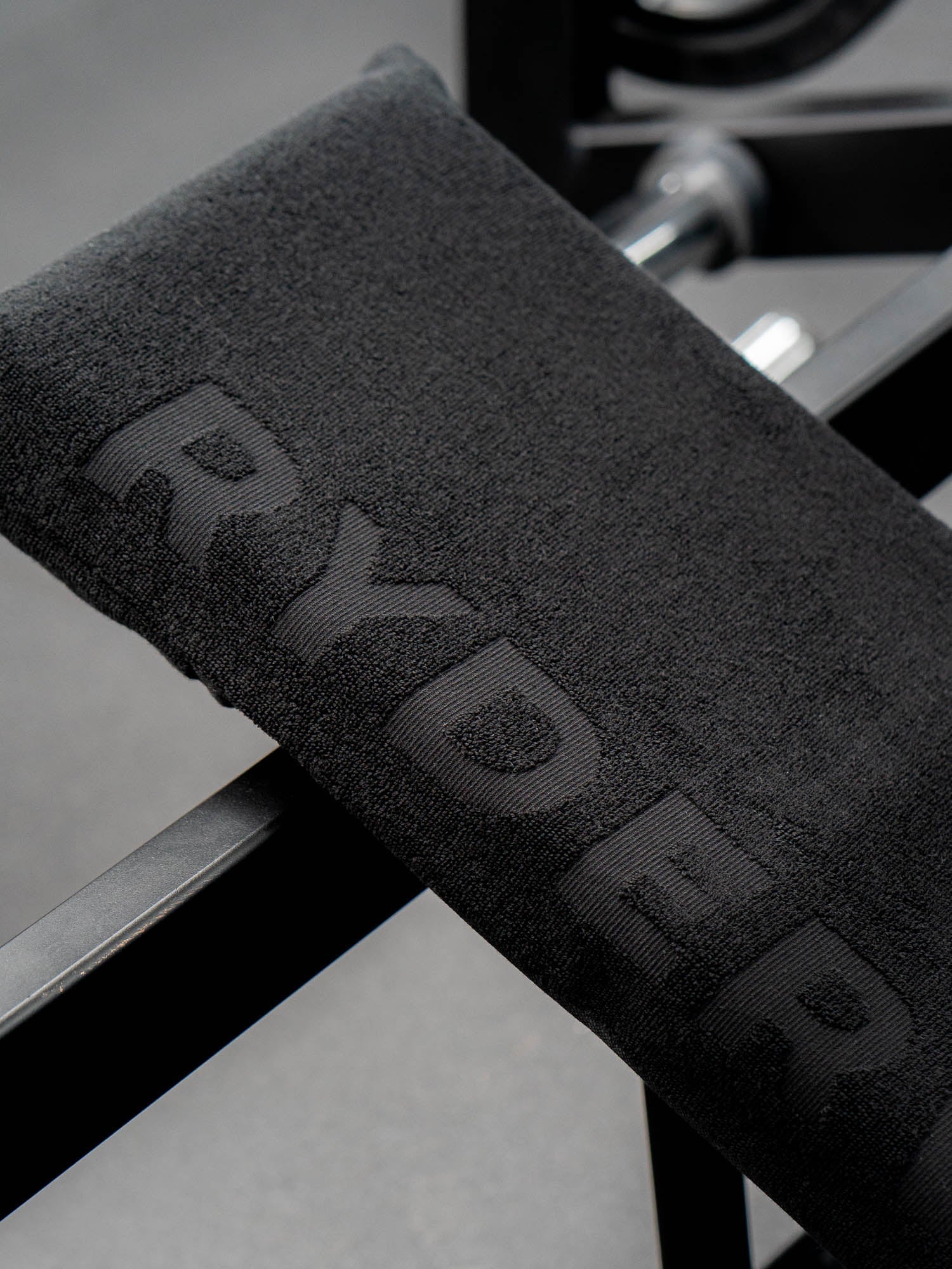 Hooded Gym Towel - Black - Image 3