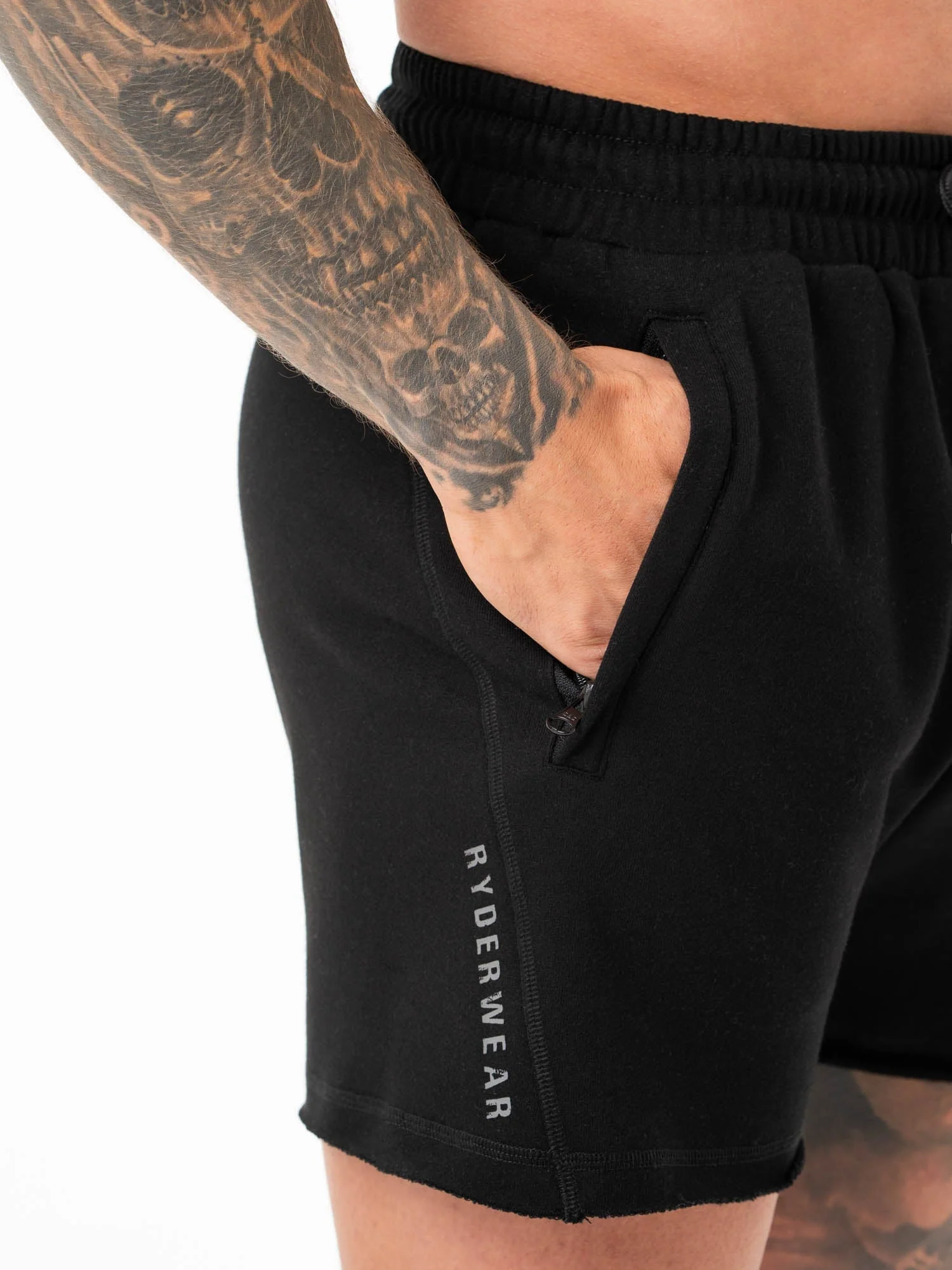 Iron 5" Track Shorts - Black - Image 5