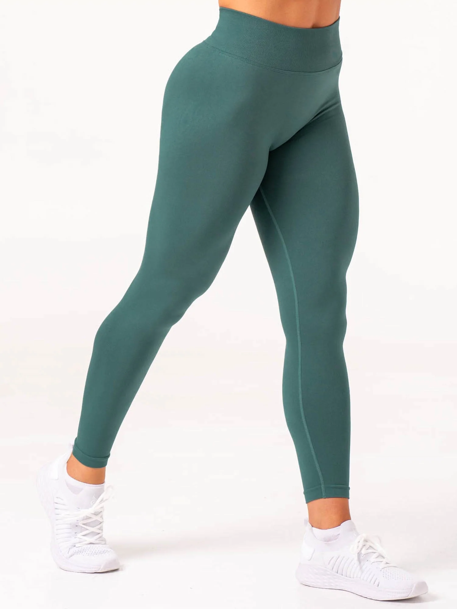 Lift Scrunch Leggings - Petrol - Image 5