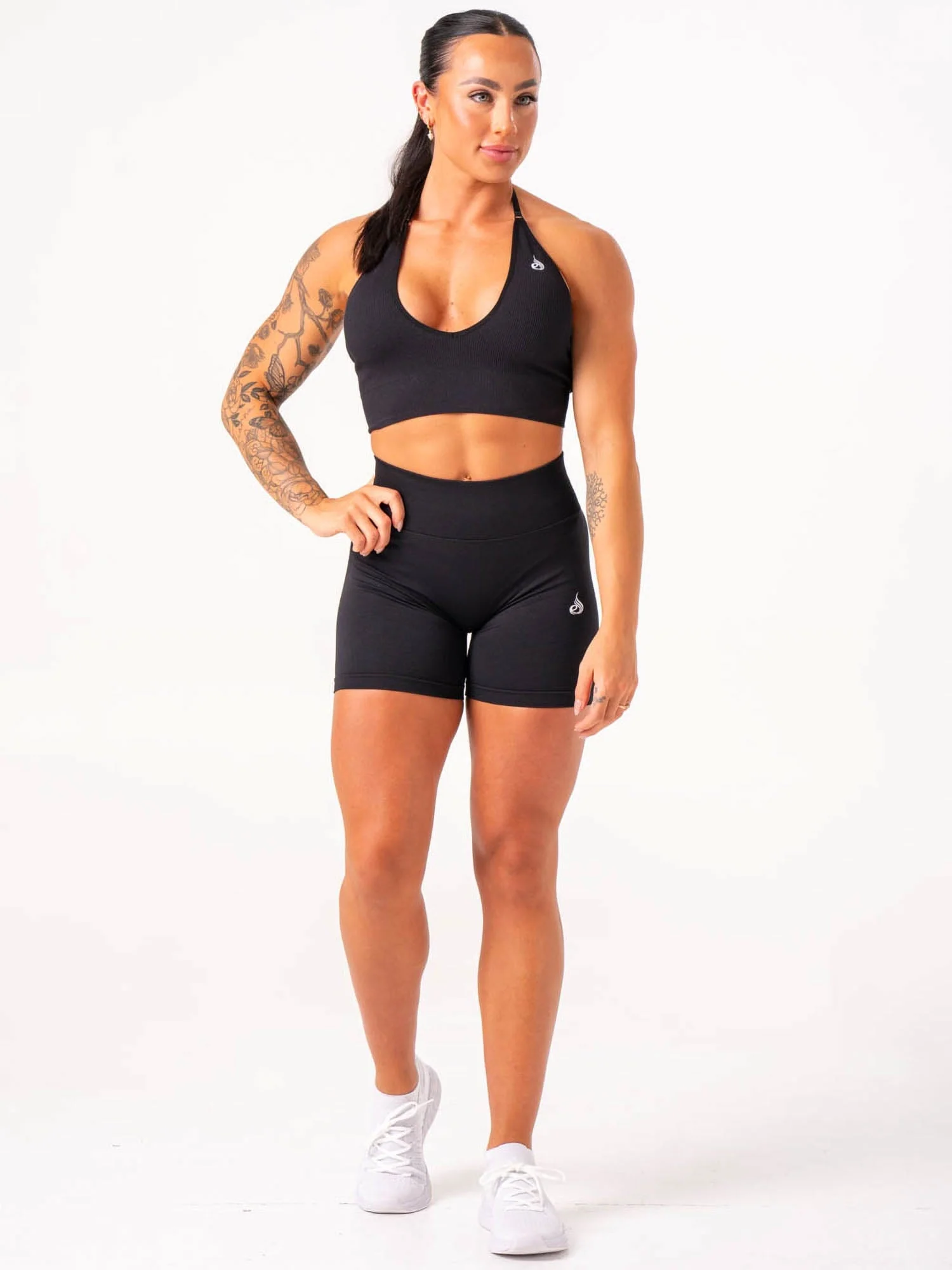 Lift Scrunch Shorts - Black - Image 5