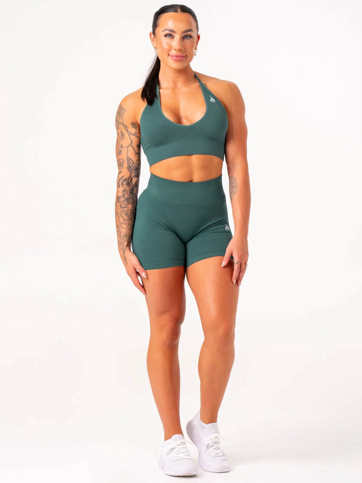Lift Scrunch Shorts - Petrol - Image 6
