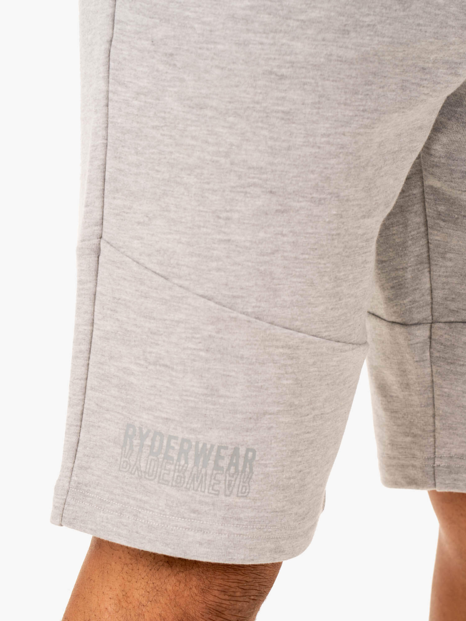 Limitless Track Short - Grey Marl - Image 4