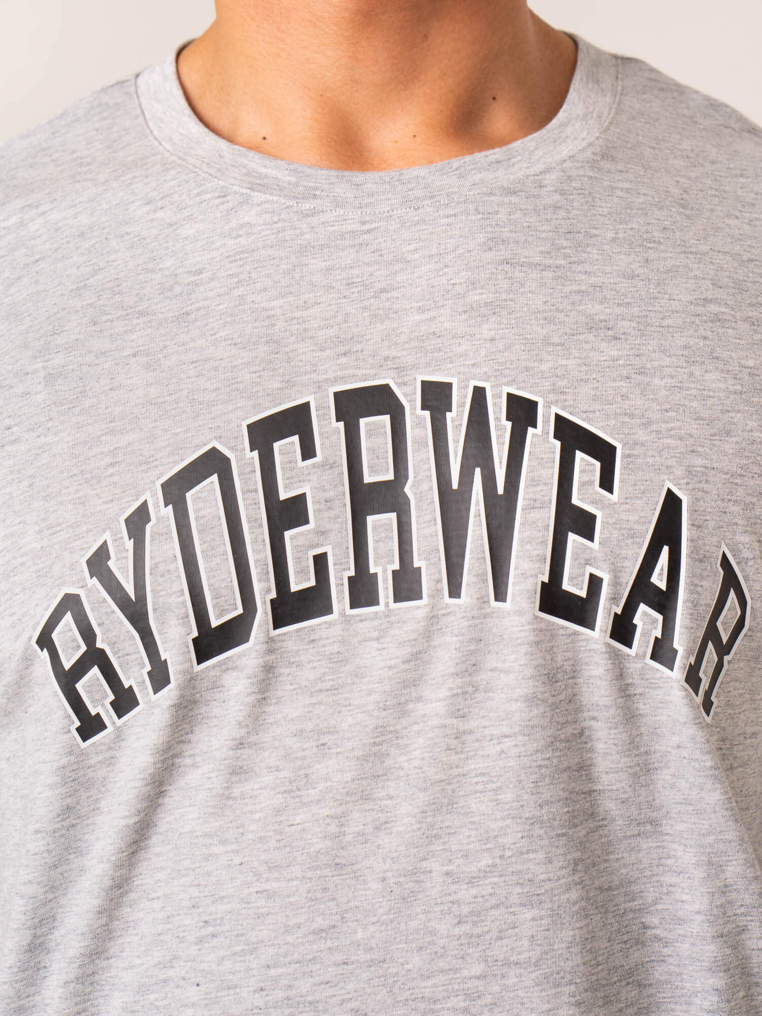 Men's Collegiate T-Shirt - Grey Marl - Image 3
