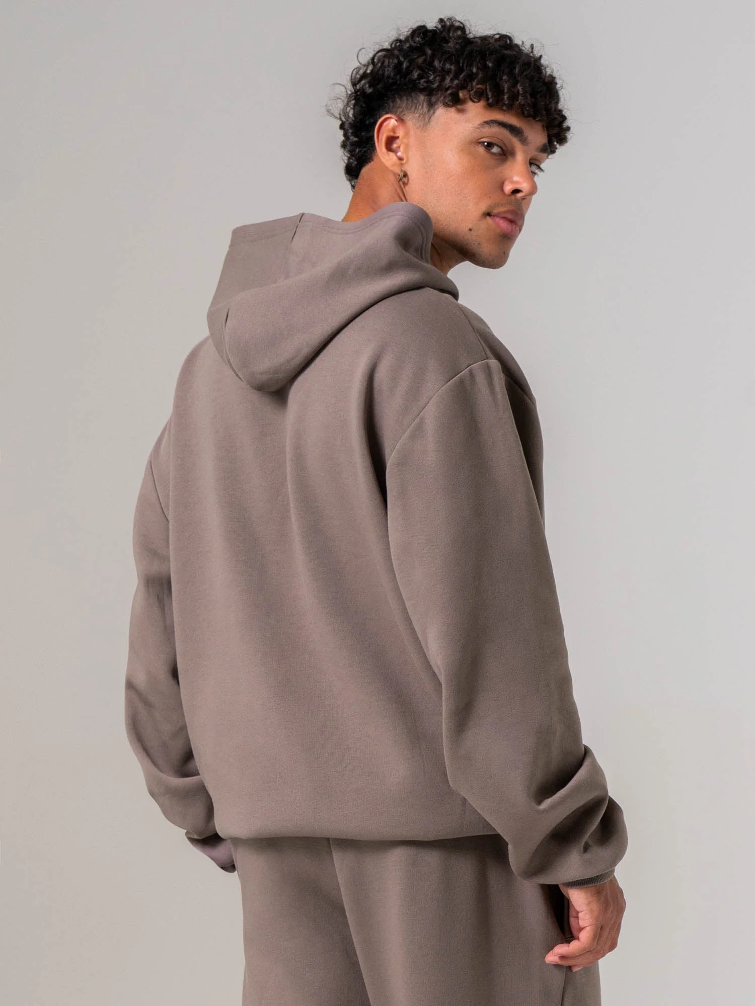 Mens Track Jacket - Deep Taupe - Image 2