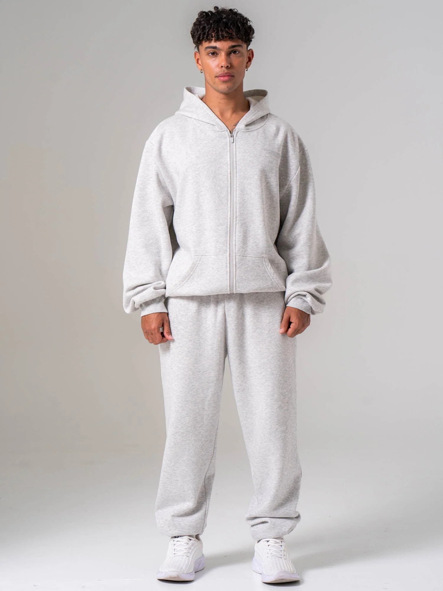 Mens Track Jacket - Snow Marle - Image 6