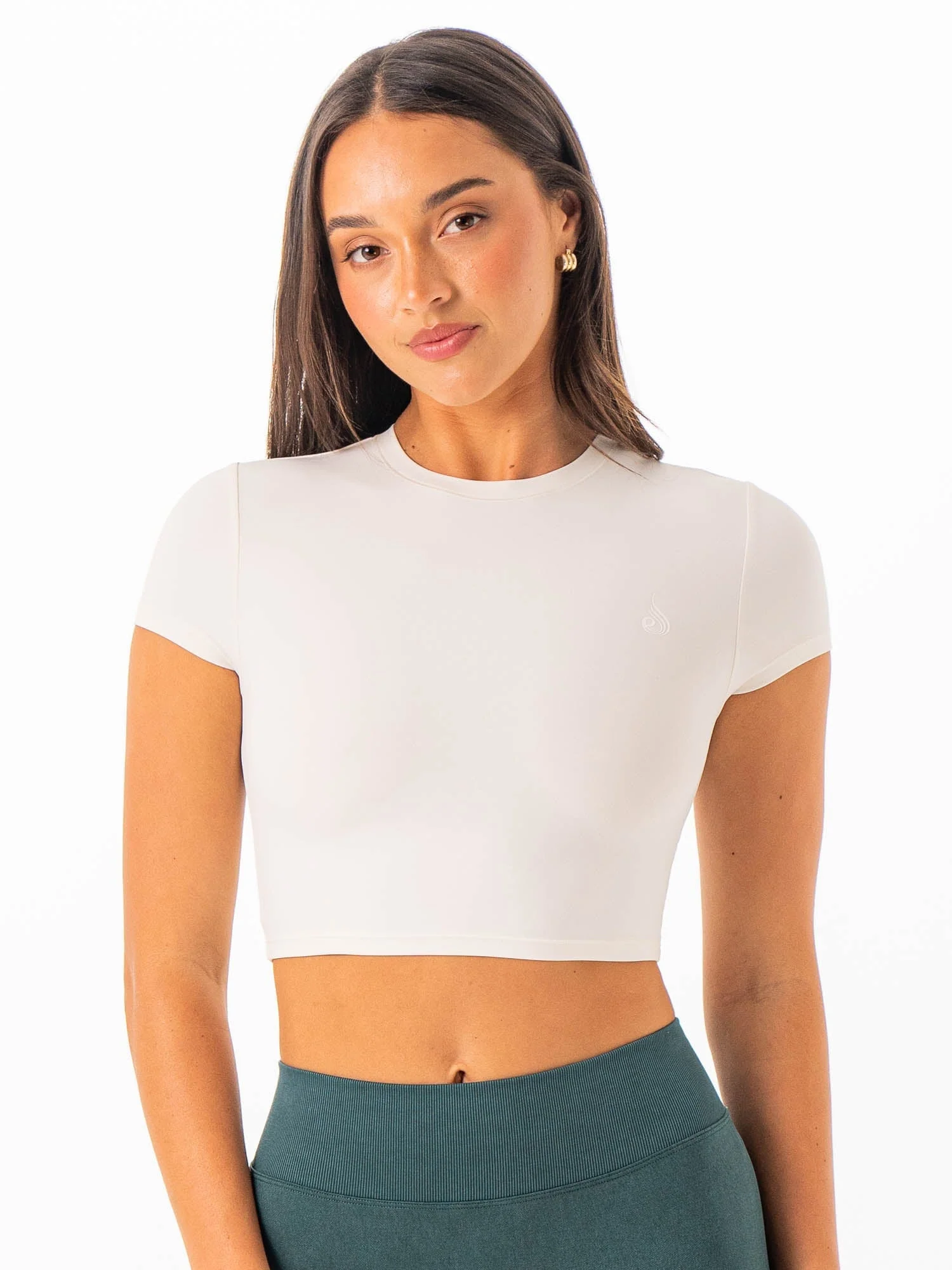NKD Cropped Tee - Vanilla