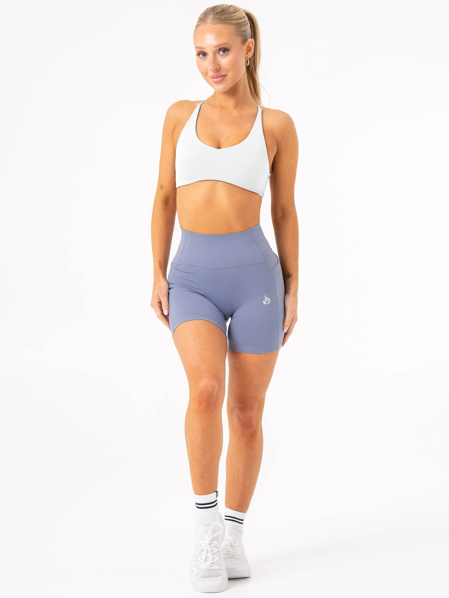 NKD Embody Sports Crop - White - Image 5