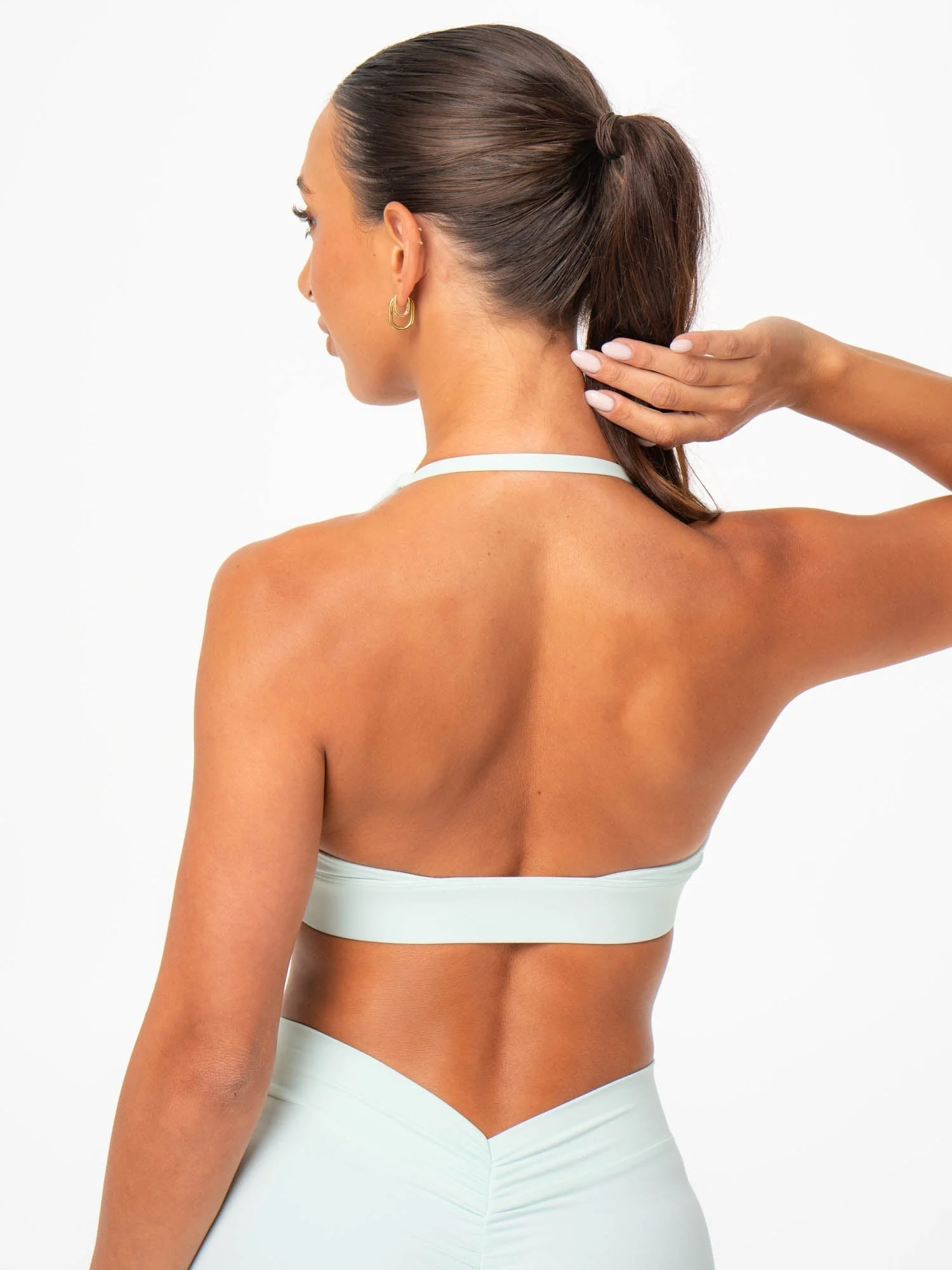 NKD Halter Sports Bra - Cool Mint - Image 2