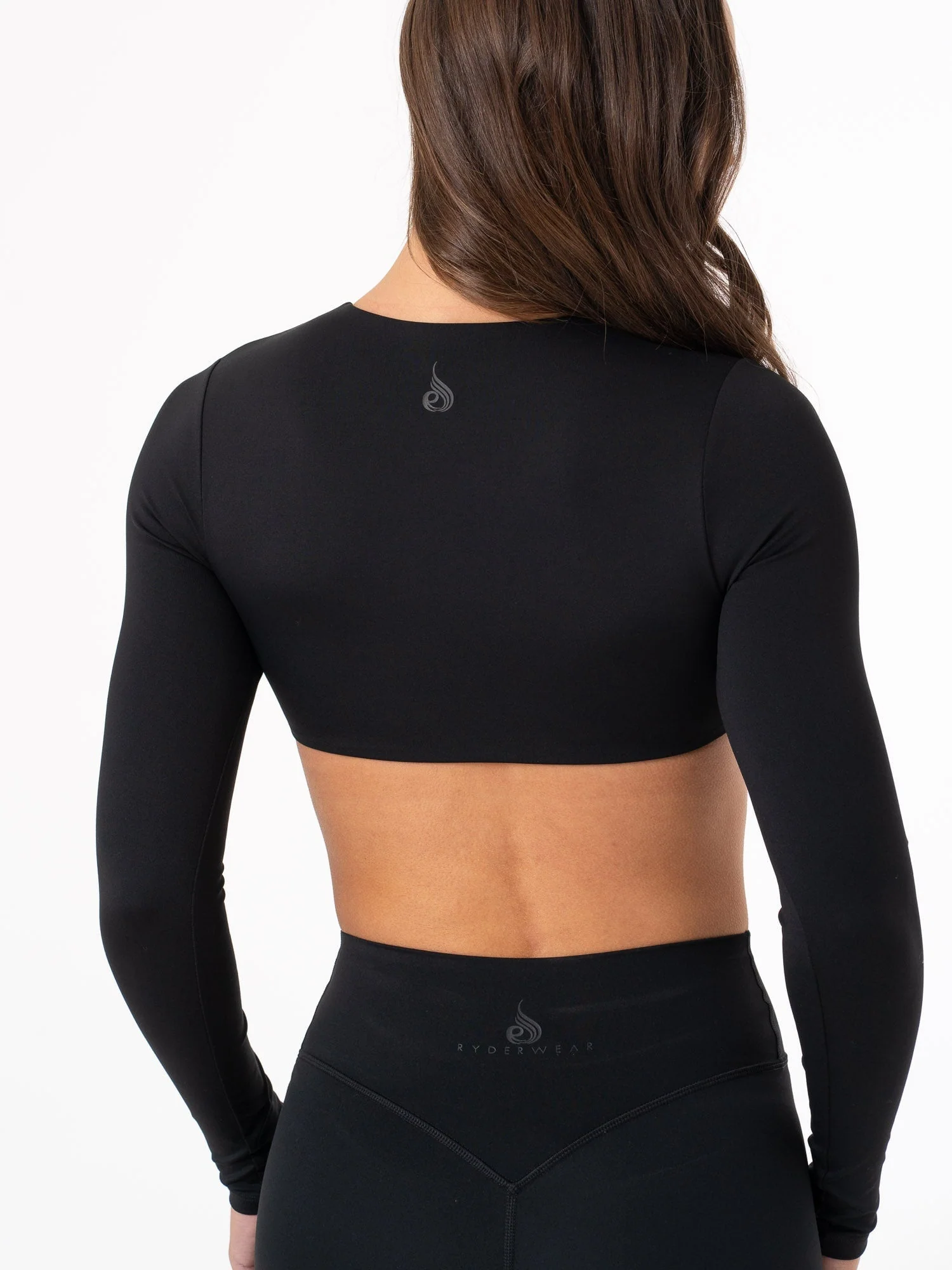 NKD Knot Long Sleeve Top - Black - Image 5