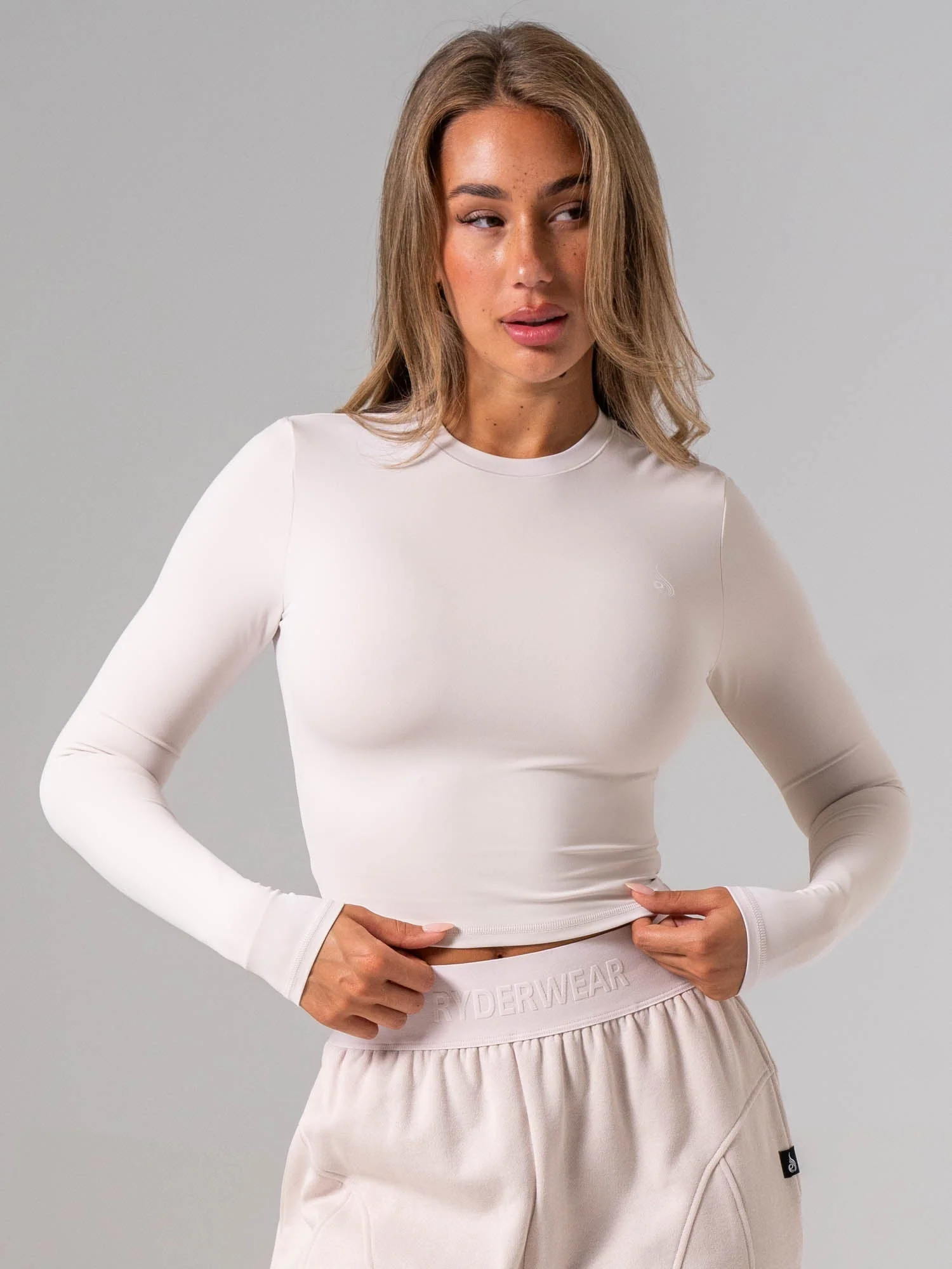 NKD Long Sleeve Top - Oatmeal