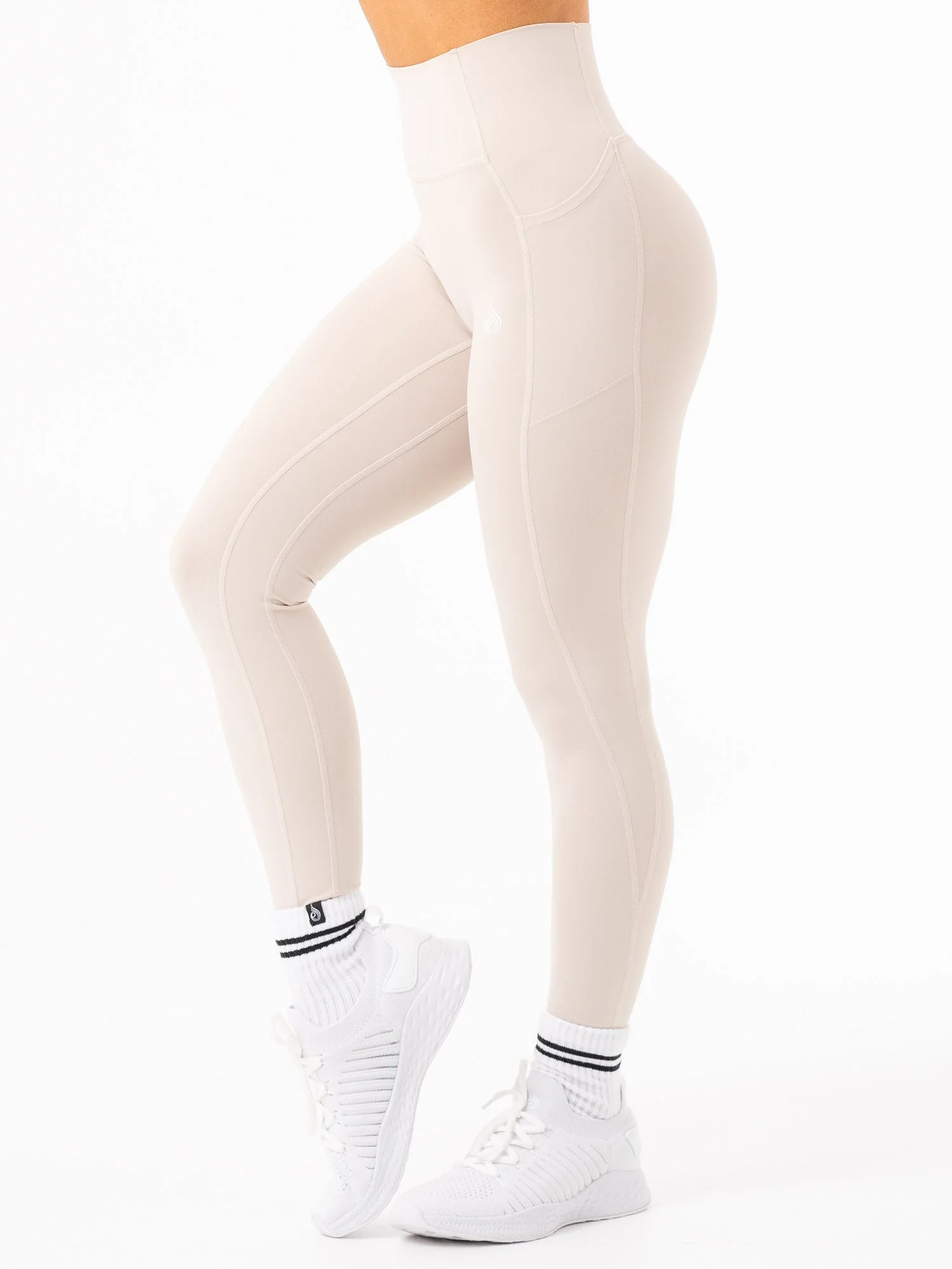 NKD Pocket Leggings - Sand - Image 3