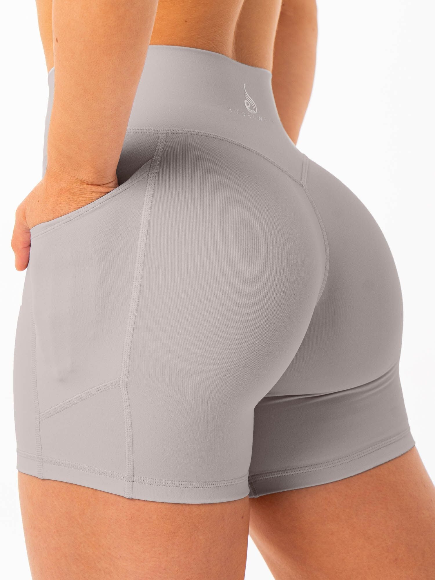 NKD Pocket Shorts - Grey - Image 4