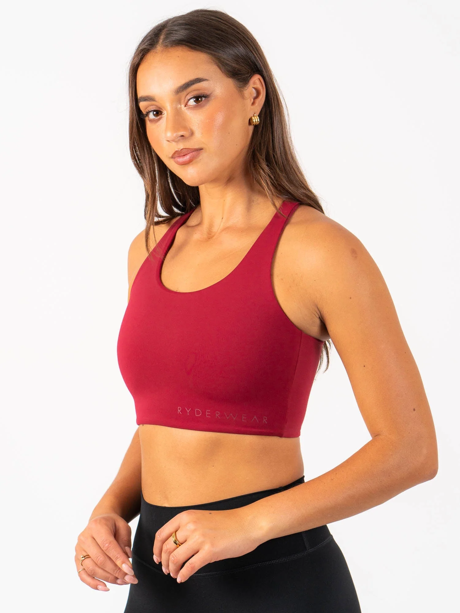 NKD Sports Bra - Berry Red - Image 3