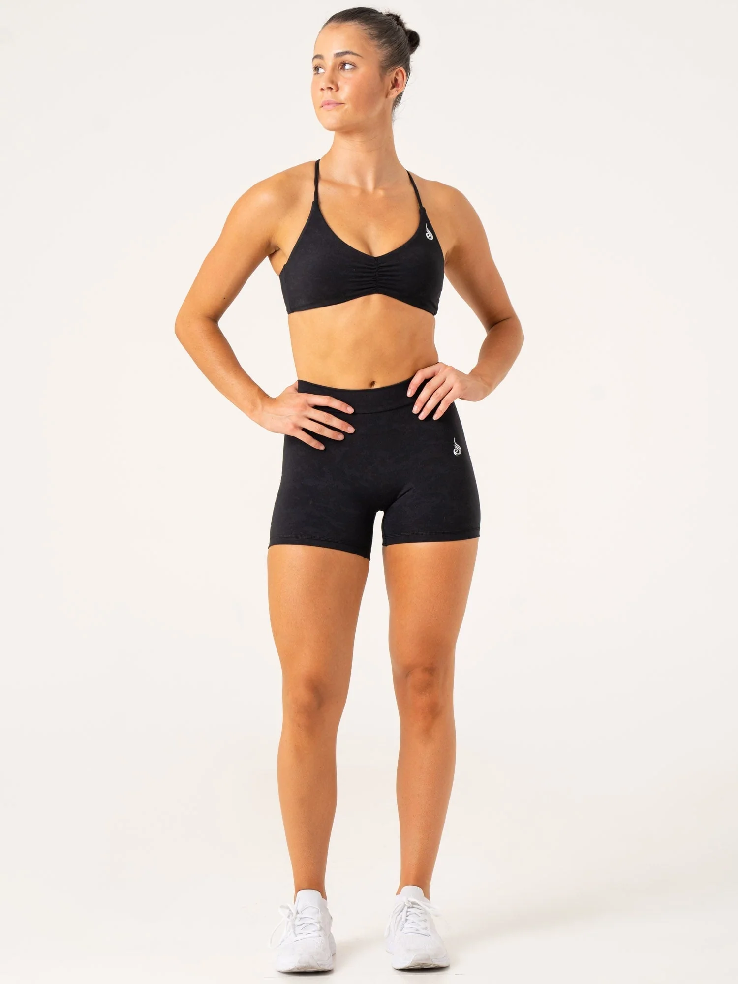 NKD Stonewash Sports Bra - Black Stonewash - Image 5