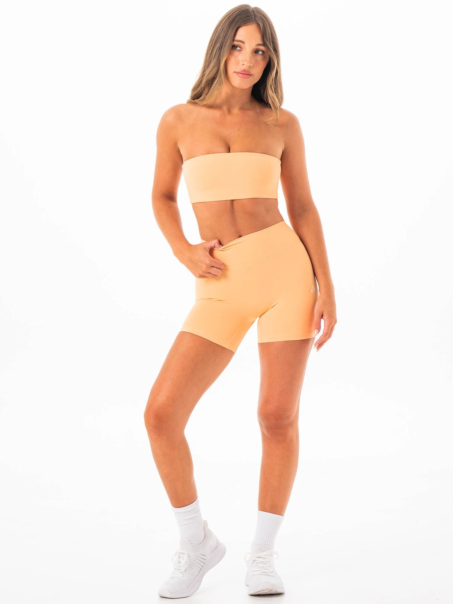 NKD Twist Bandeau - Peach - Image 5