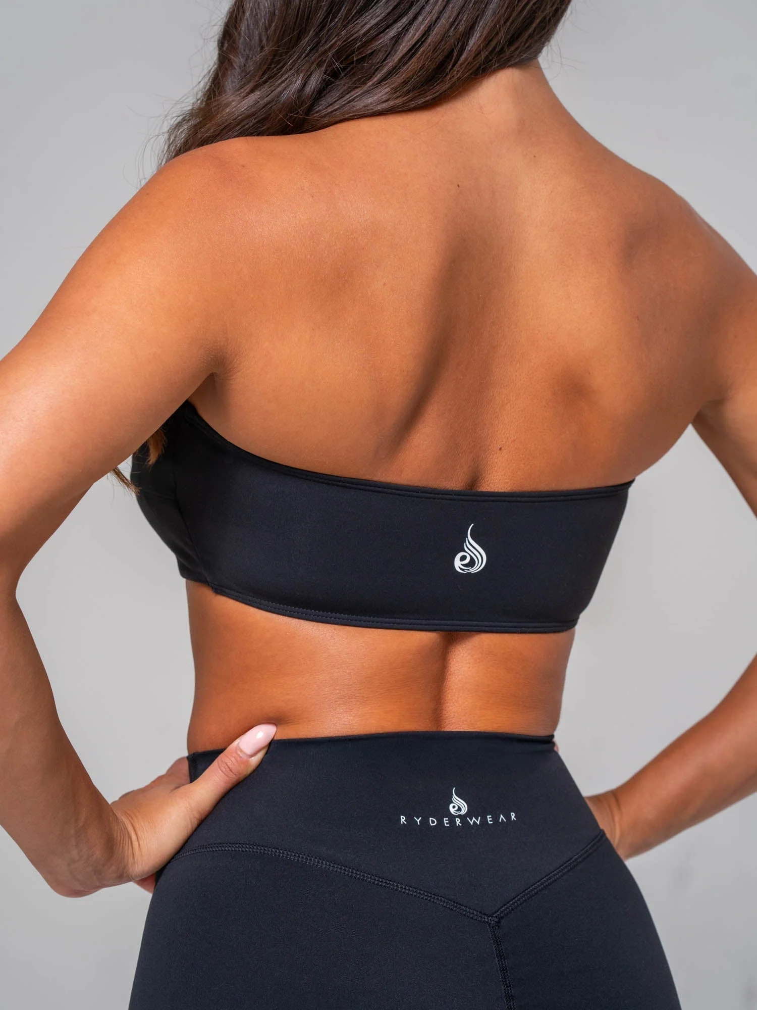 NKD Twist Front Bandeau - Black - Image 2
