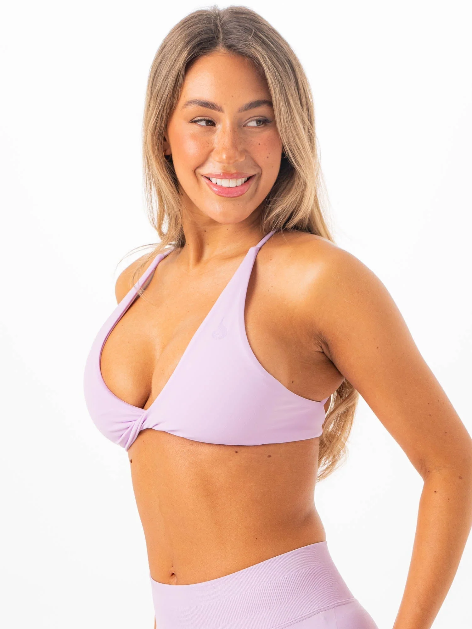 NKD Twist Sports Bra - Lavender - Image 3