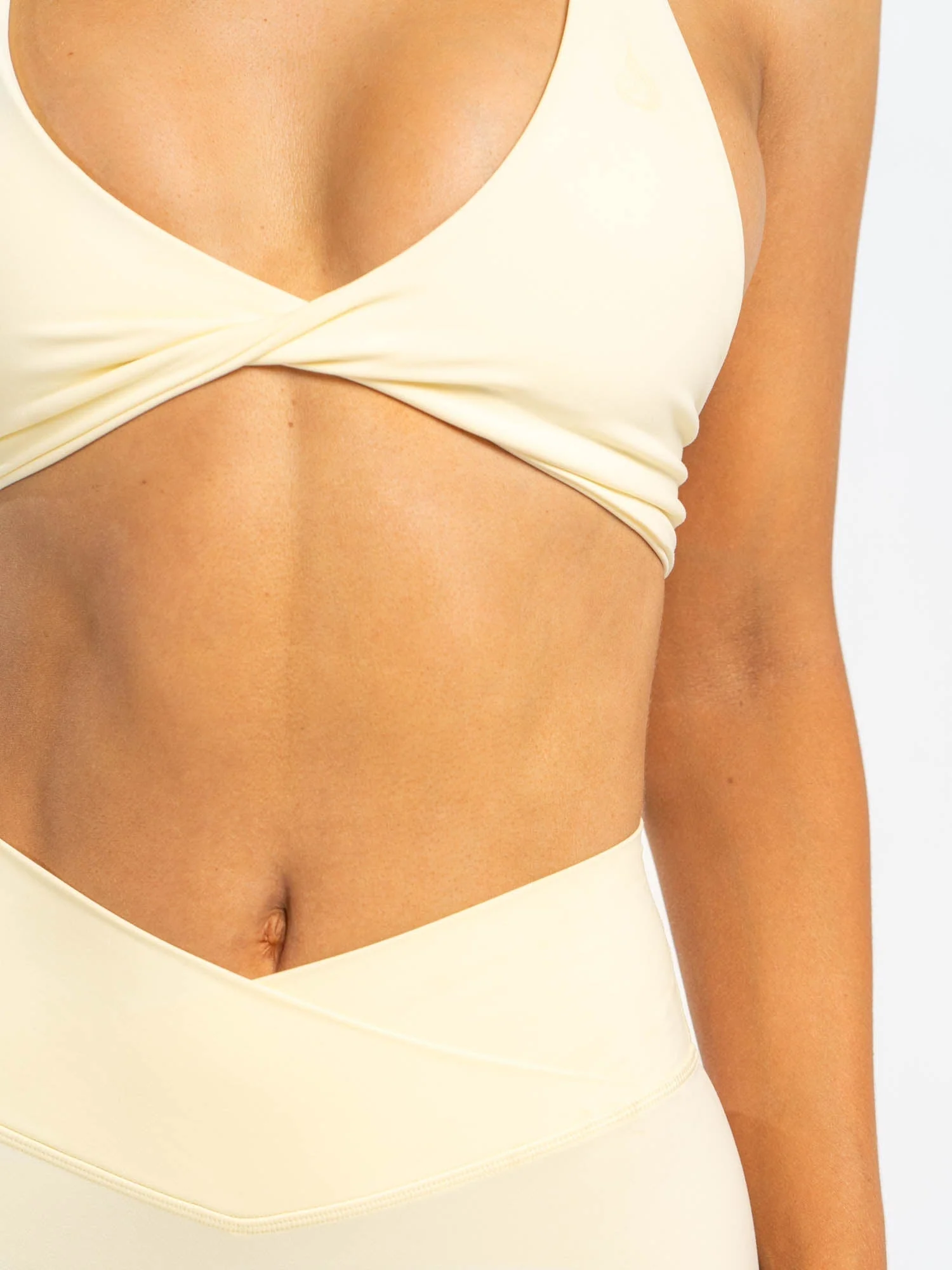 NKD Twist Sports Bra - Lemon Drop - Image 6