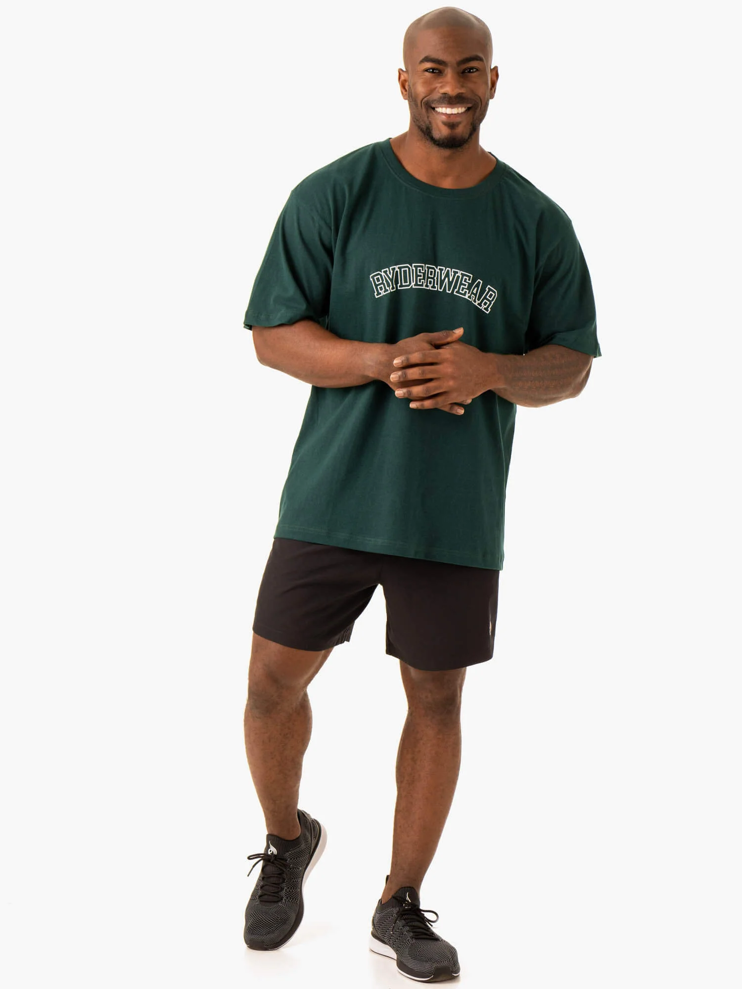 Oversized T-Shirt - Bottle Green - Image 5
