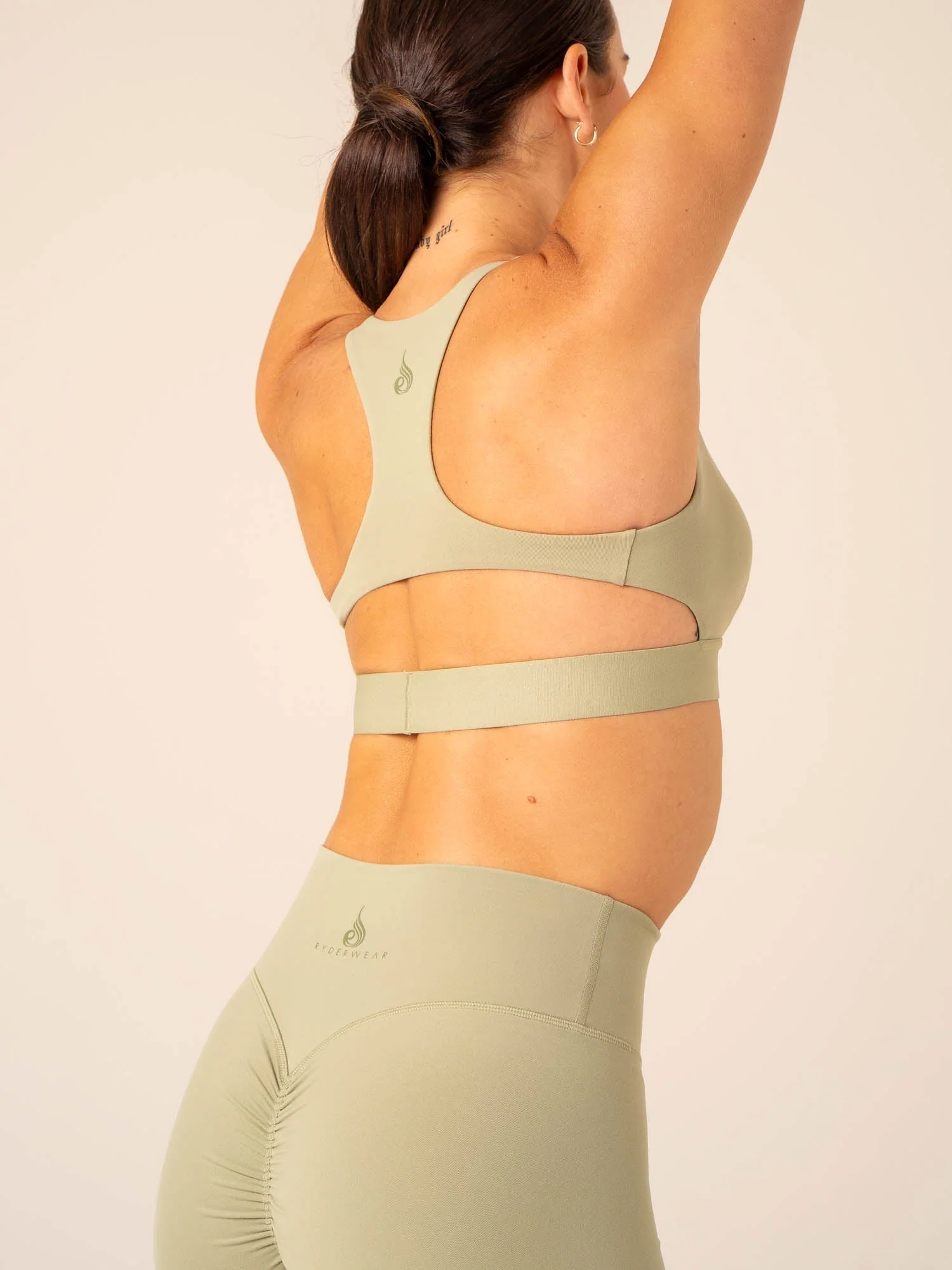 Prime Sports Bra - Olive - Image 3