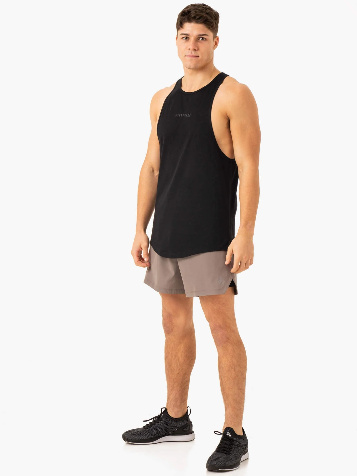 Pursuit 2 In 1 Training Shorts - Taupe - Image 4