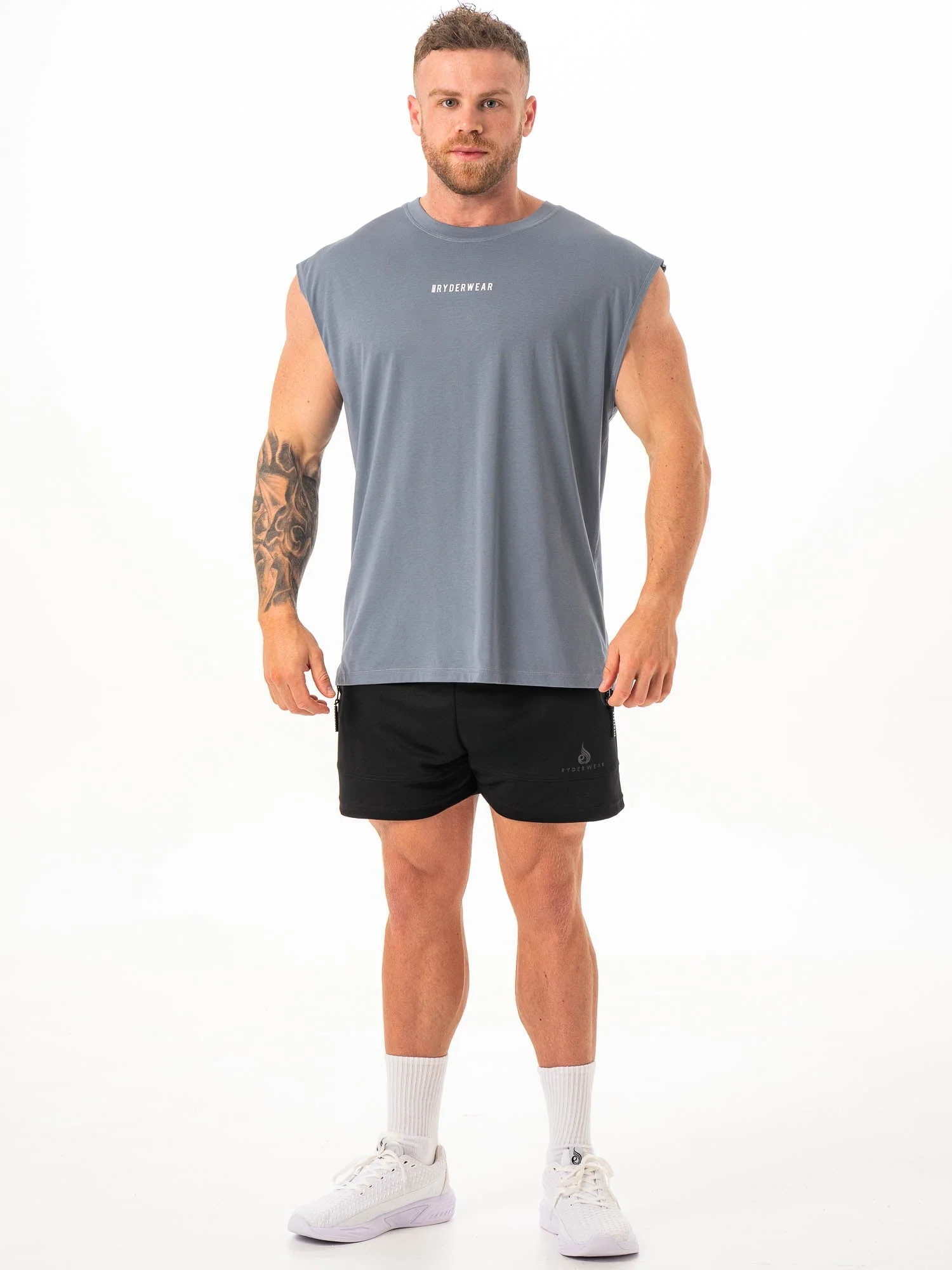 Pursuit Muscle Tank - Steel Blue - Image 6